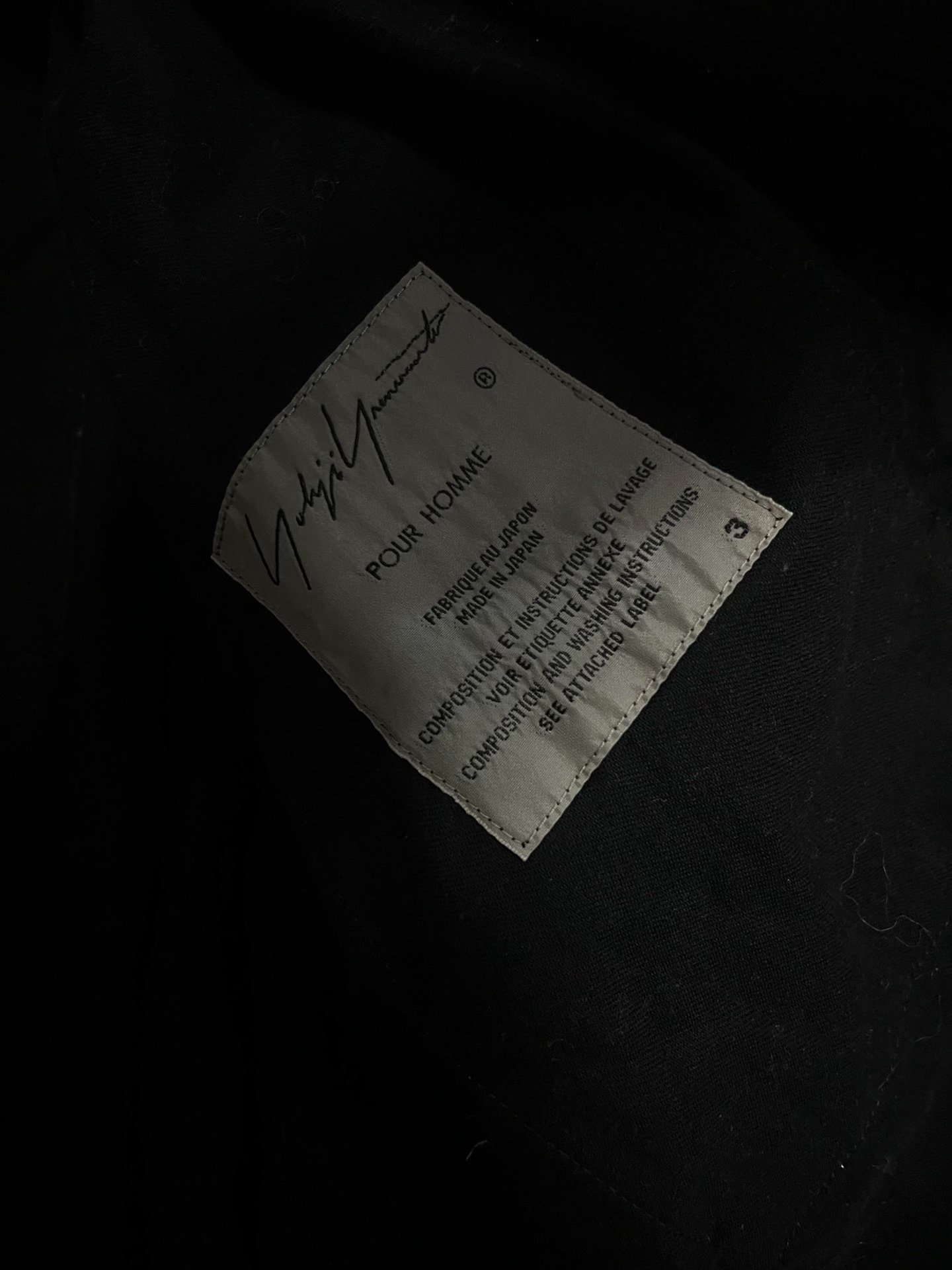 Yohji Yamamoto 17SS Long Coat — back