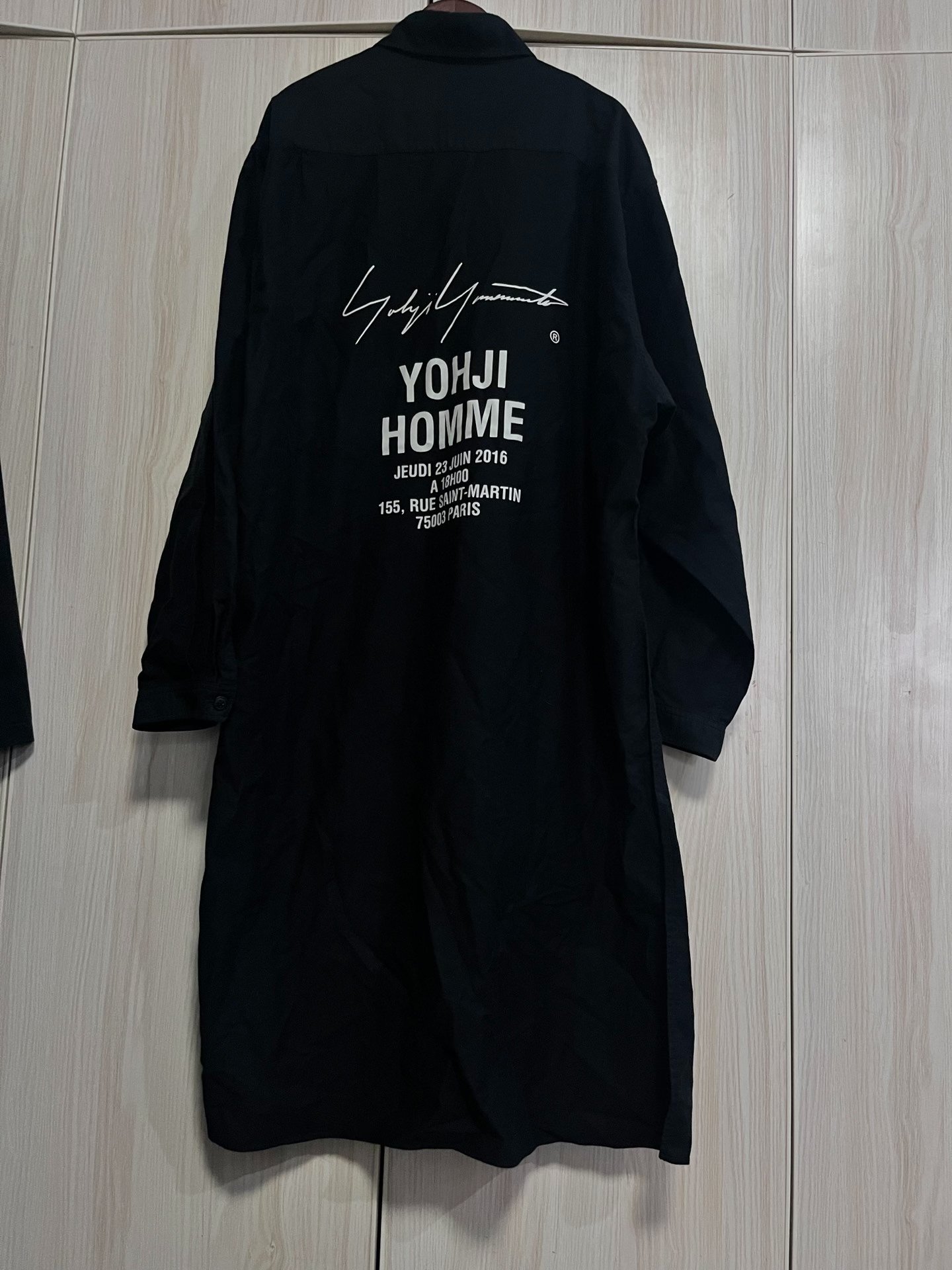 Yohji Yamamoto 17SS Long Coat