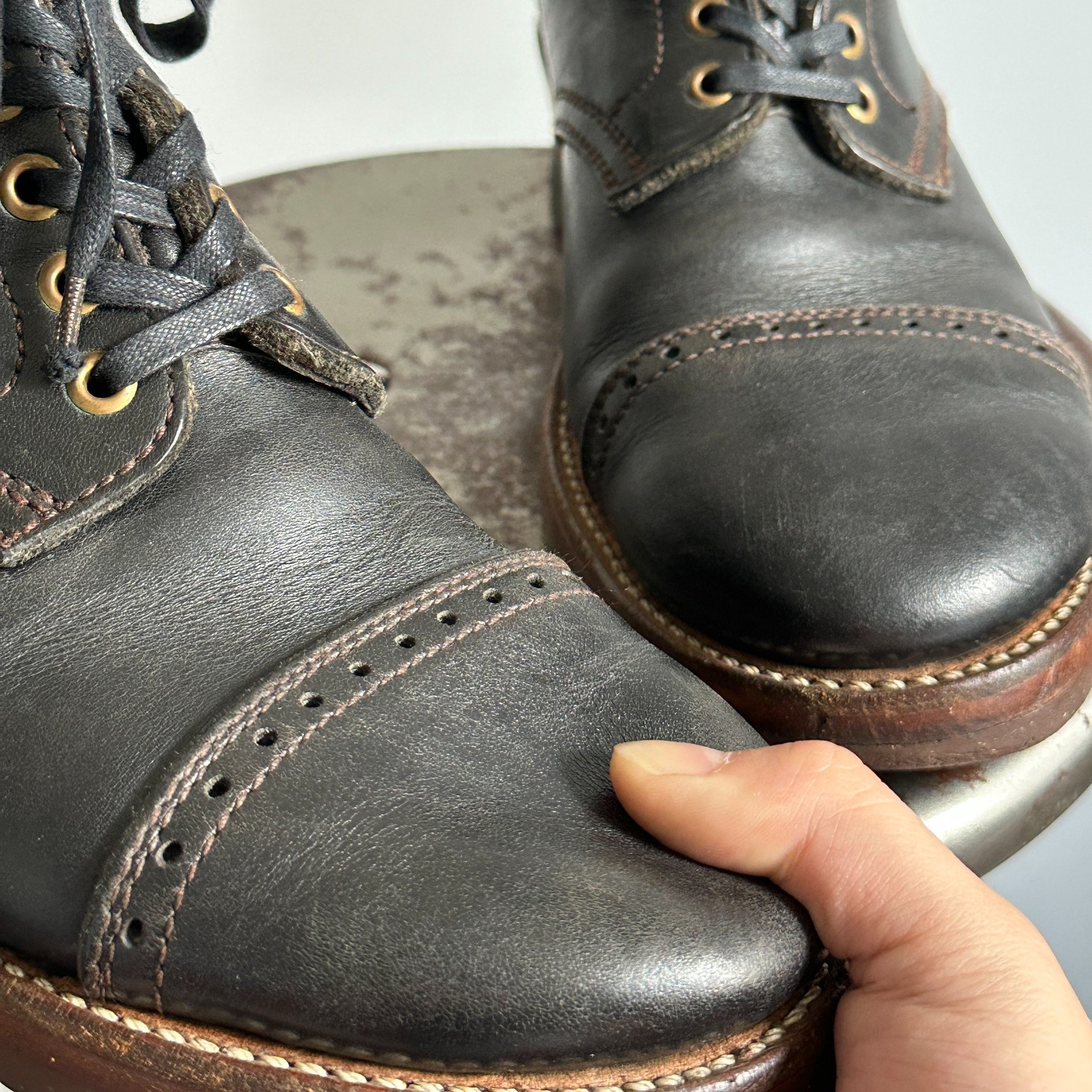 Clinch WR Last Soft Toe Paratrooper Boots — detail