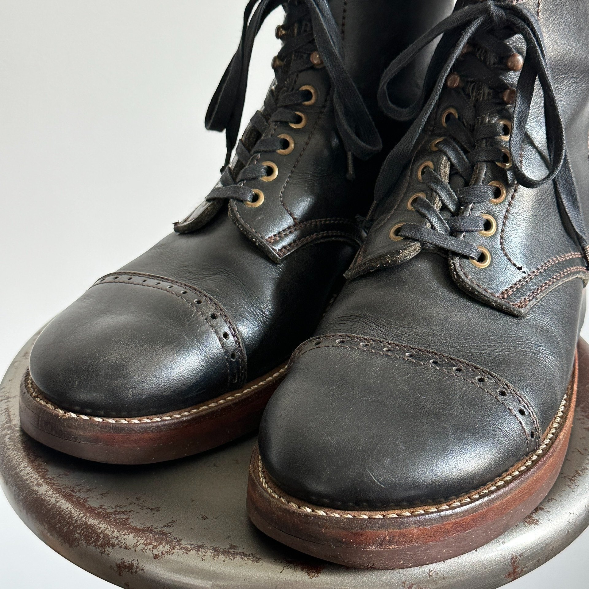 Clinch WR Last Soft Toe Paratrooper Boots — back