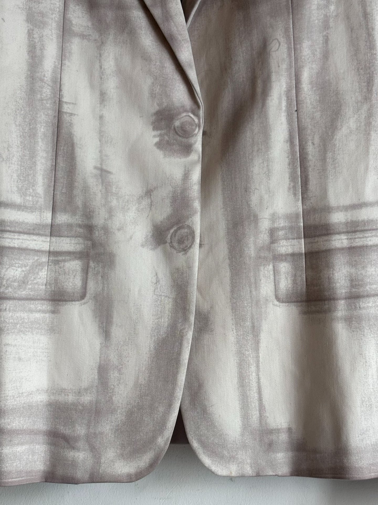 Maison Martin Margiela SS2014 Trompe-l'oeil Blazer — detail