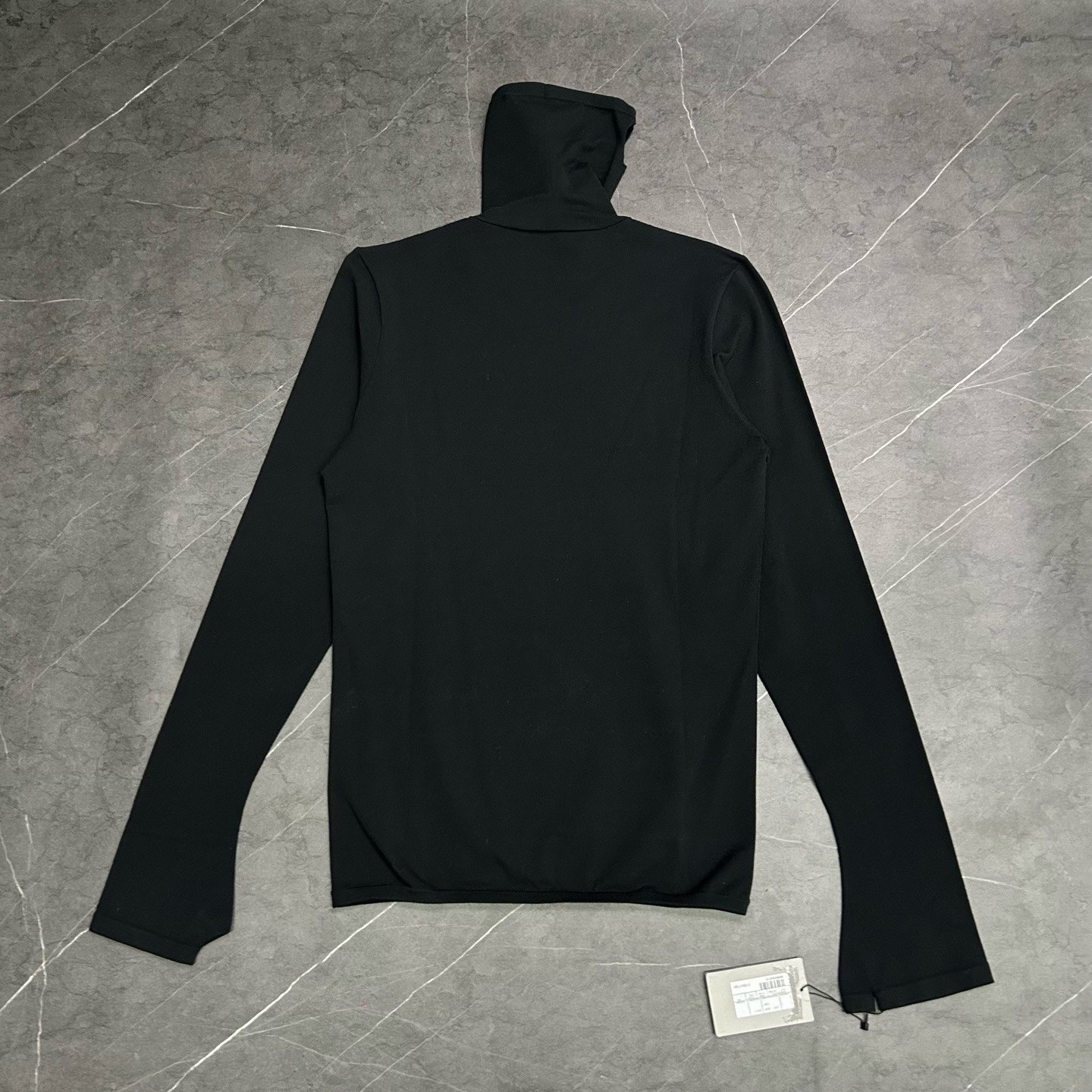 Balenciaga Black Mask Long-Sleeve Top — front