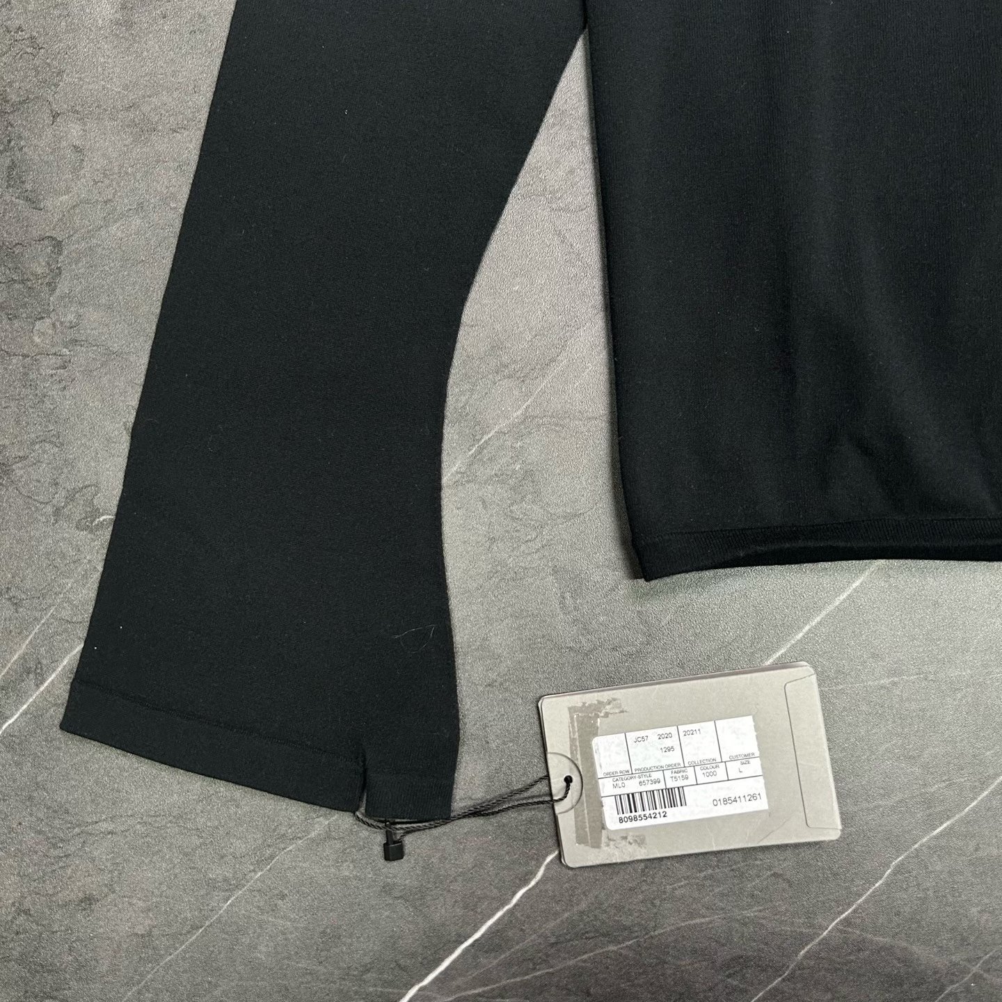 Balenciaga Black Mask Long-Sleeve Top — detail