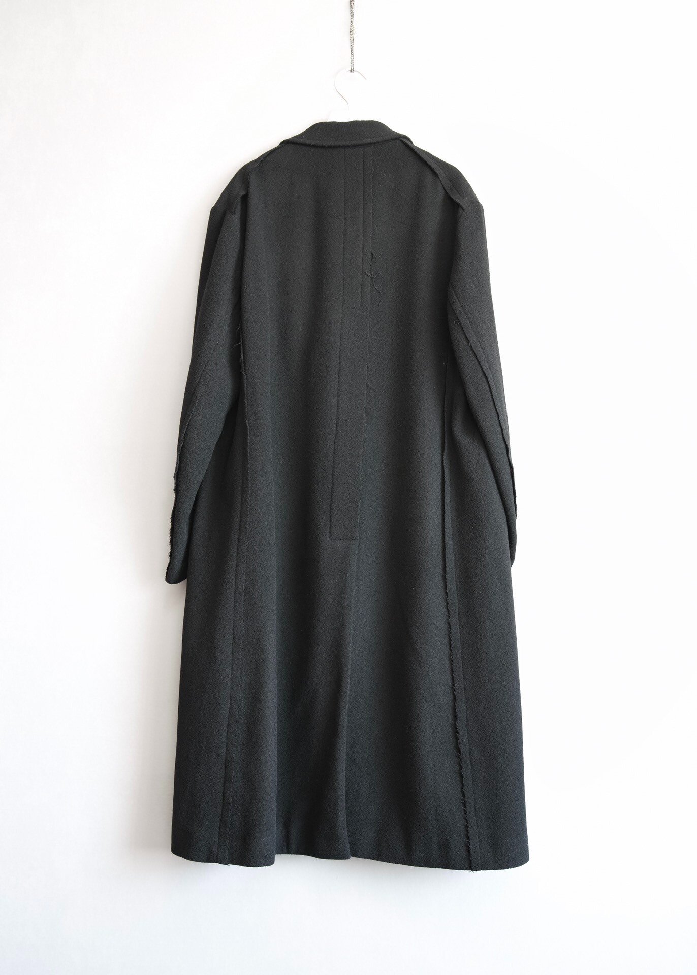 Yohji Yamamoto 22AW Chesterfield Wool Coat — detail