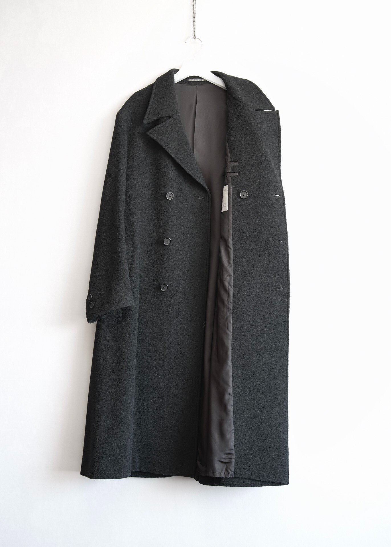 Yohji Yamamoto 22AW Chesterfield Wool Coat — front