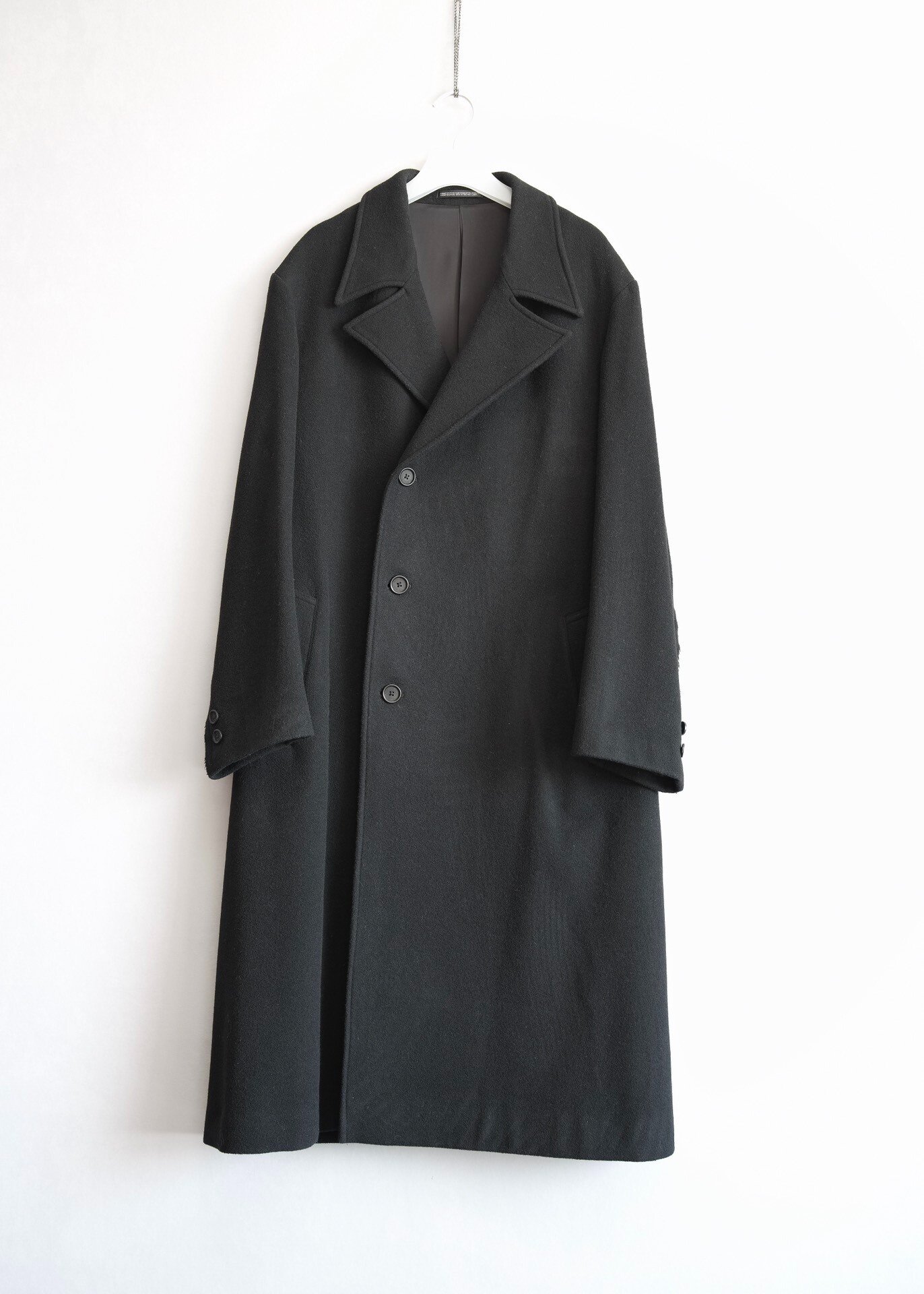 Yohji Yamamoto 22AW Chesterfield Wool Coat