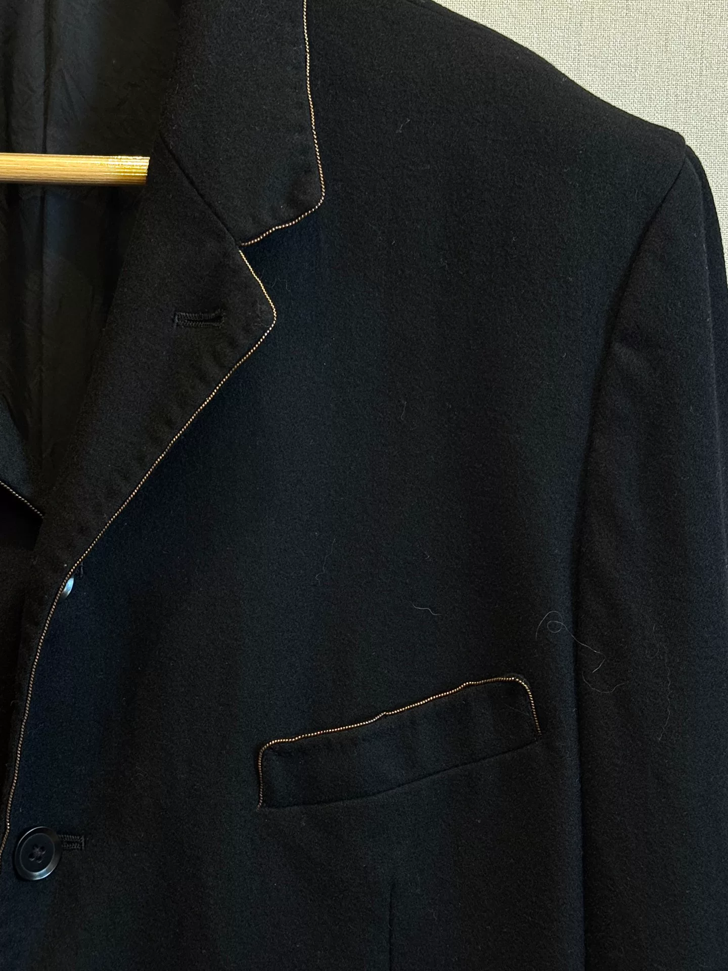 Yohji Yamamoto 00AW Copper Wire Jacket — front