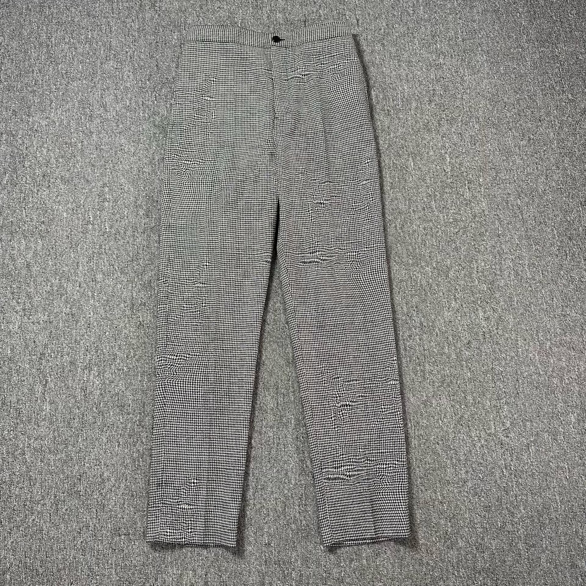Dior Houndstooth Wool Pants