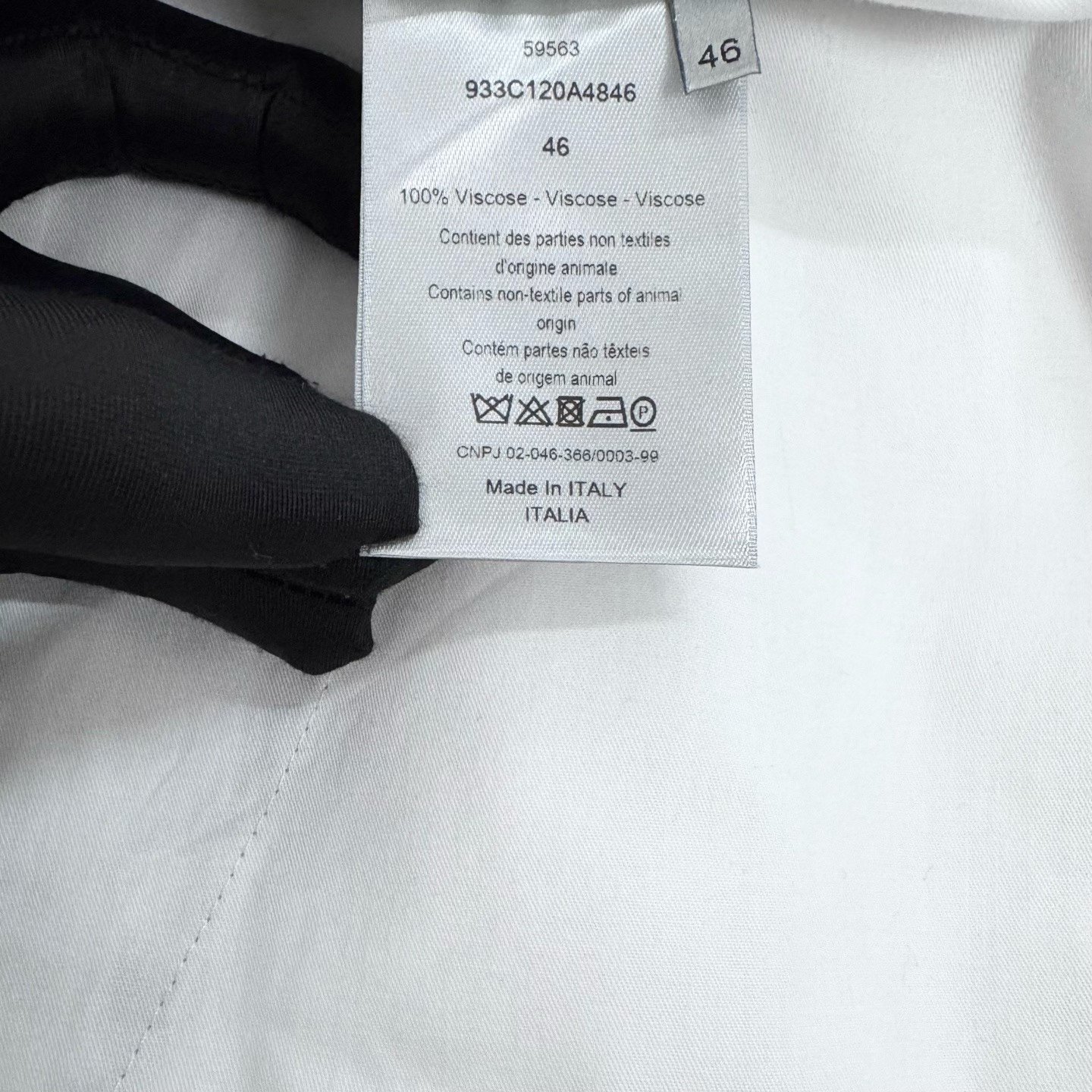 Dior Letter Logo Crystal Elements Shorts — back