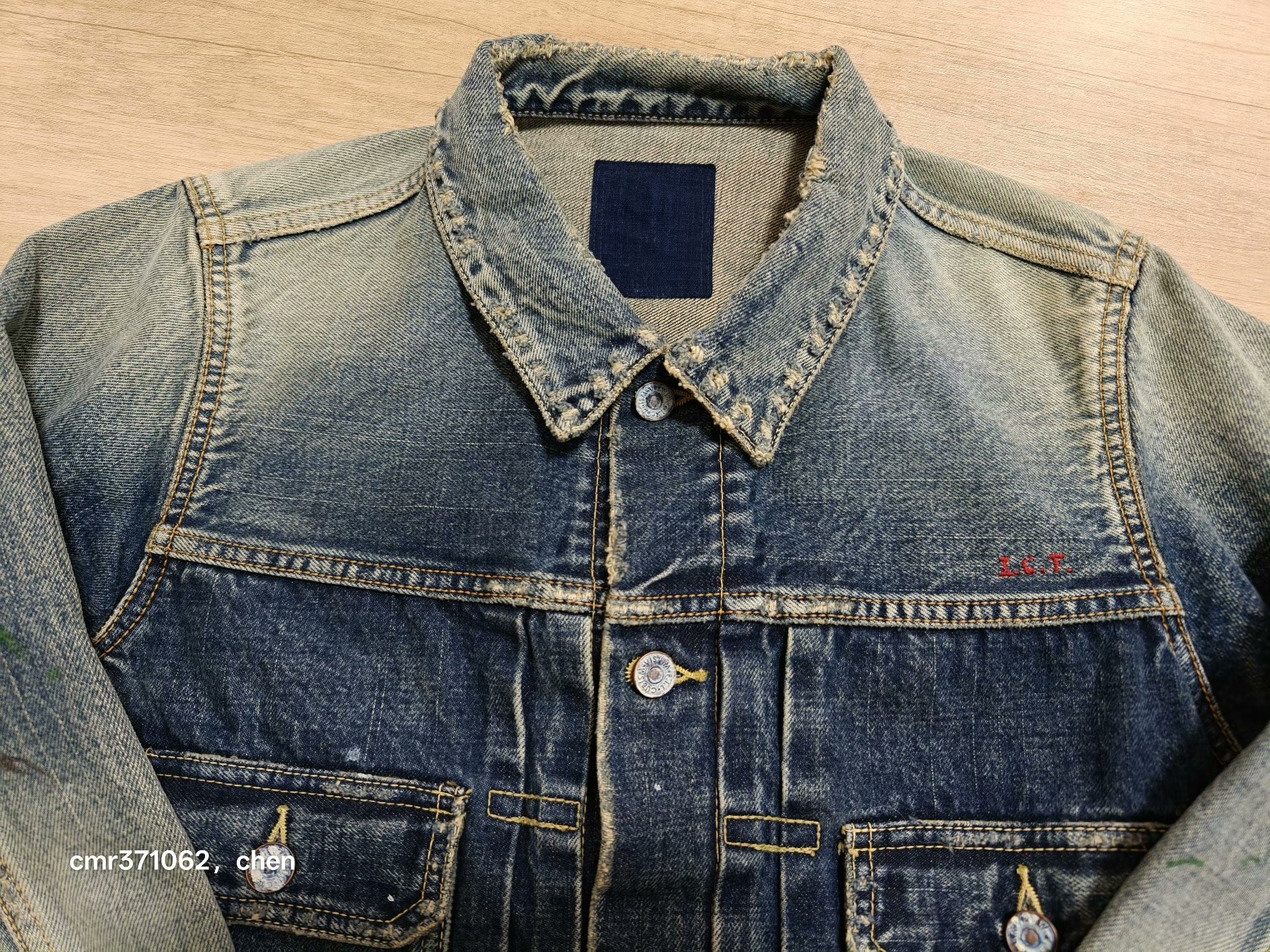 visvim 19 ICT SS 101 JKT DMGD-1002 — front
