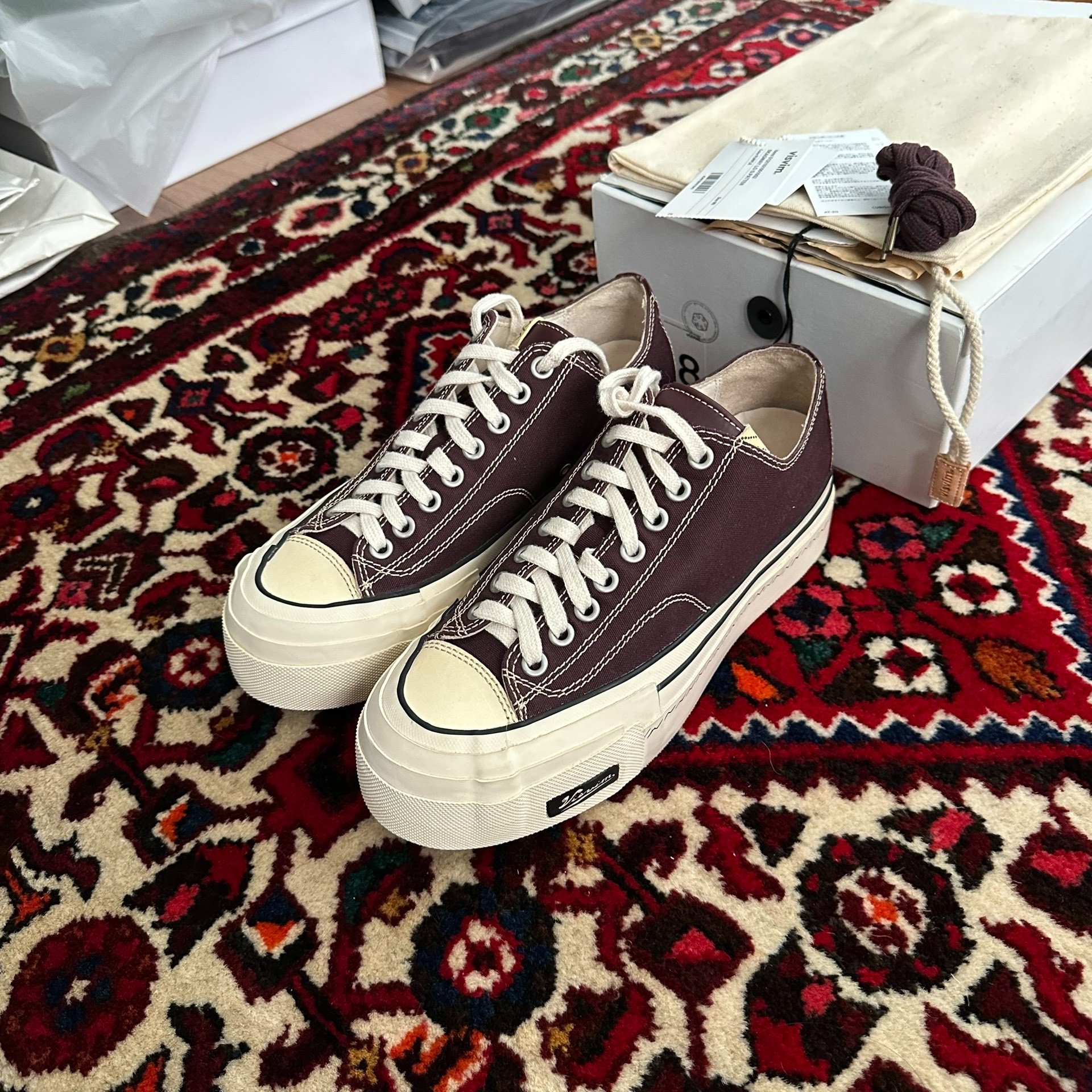 visvim 21ss Skagway Canvas Shoes — detail