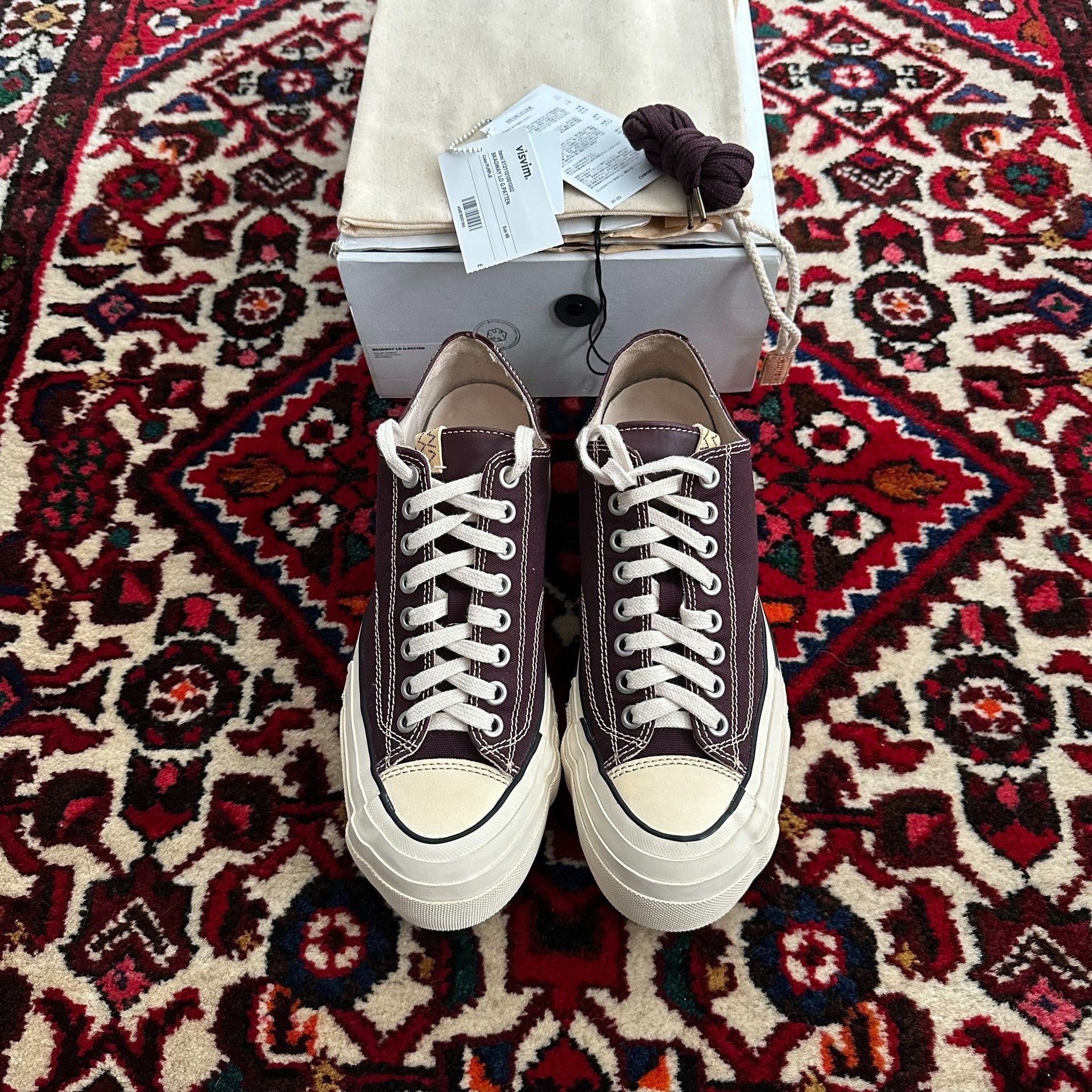 visvim 21ss Skagway Canvas Shoes — front