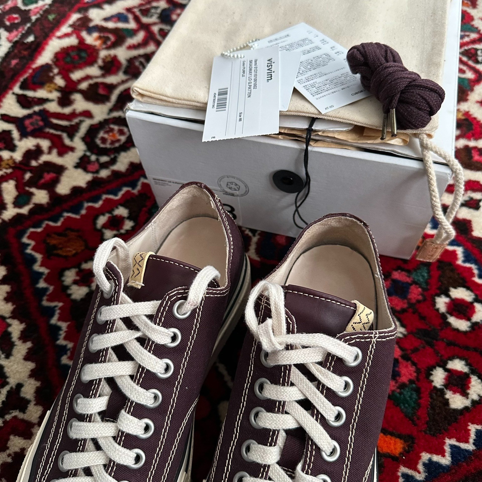 visvim 21ss Skagway Canvas Shoes — back