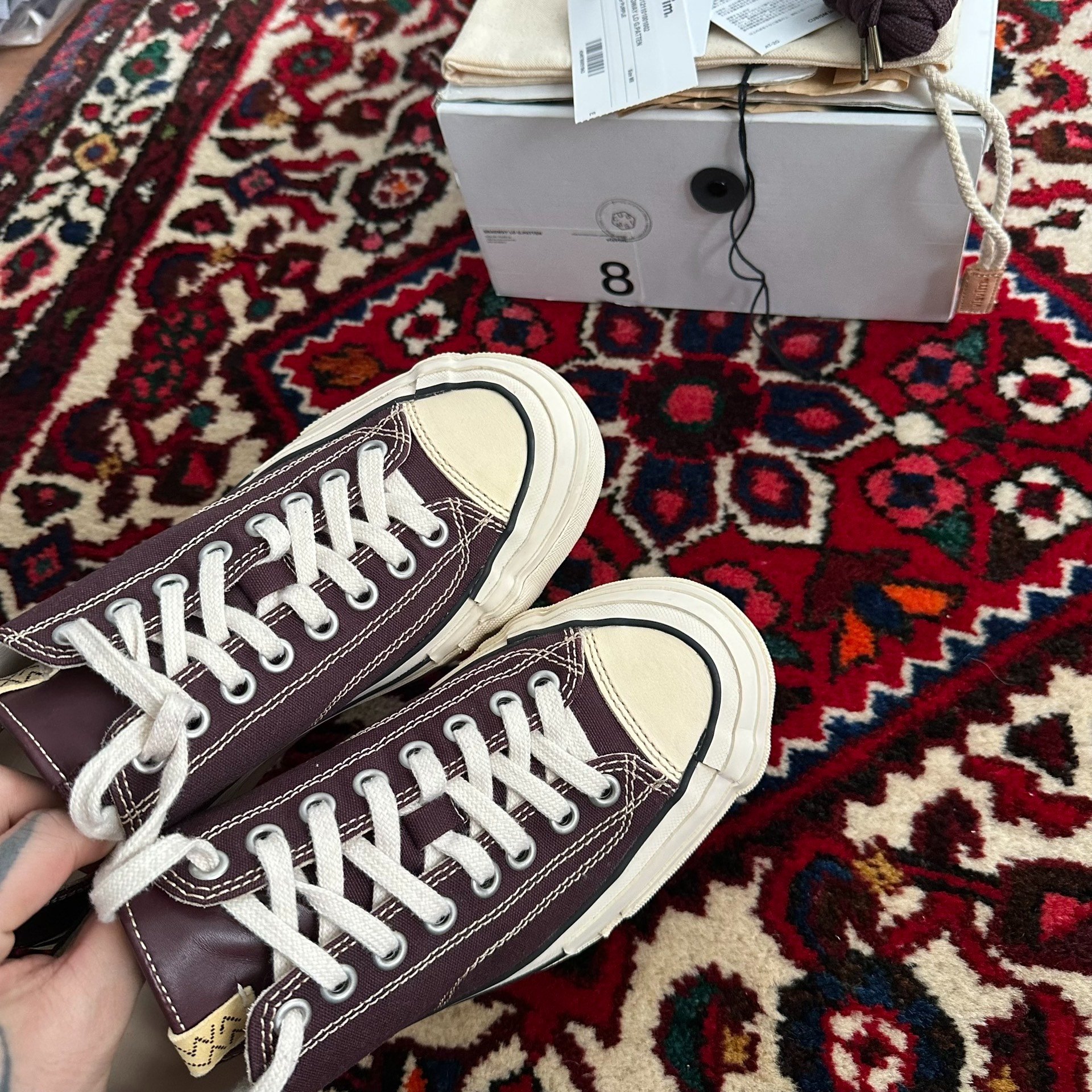 visvim 21ss Skagway Canvas Shoes — label