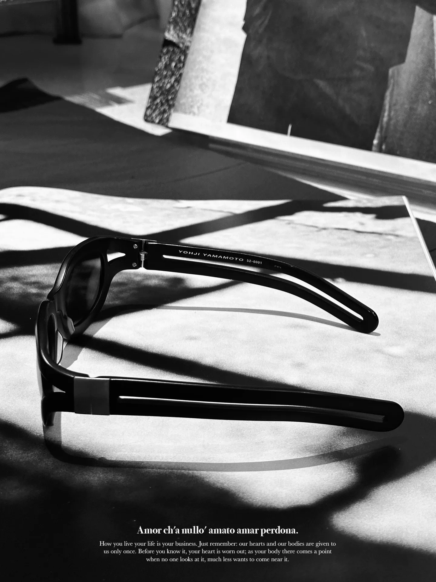 Yohji Yamamoto 90s Y2K Sunglasses — detail