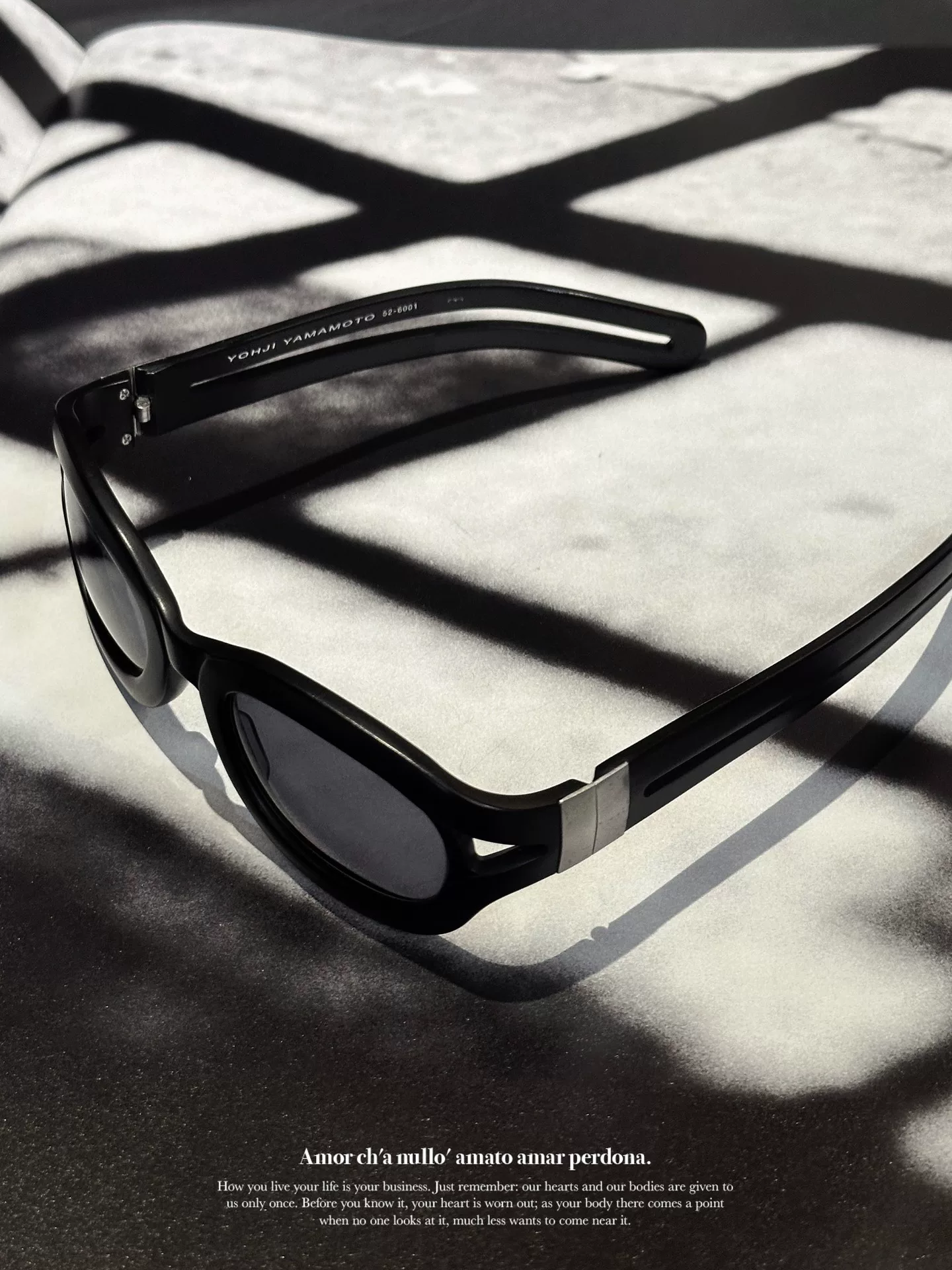 Yohji Yamamoto 90s Y2K Sunglasses — front