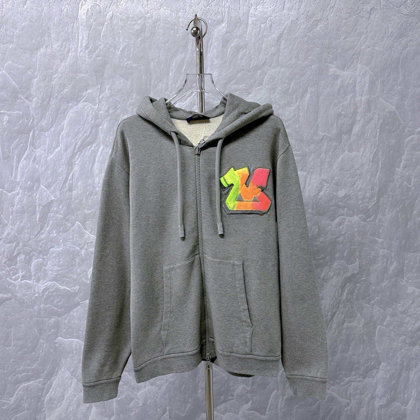 Louis Vuitton 3D Graffiti Embroidered Hoodie