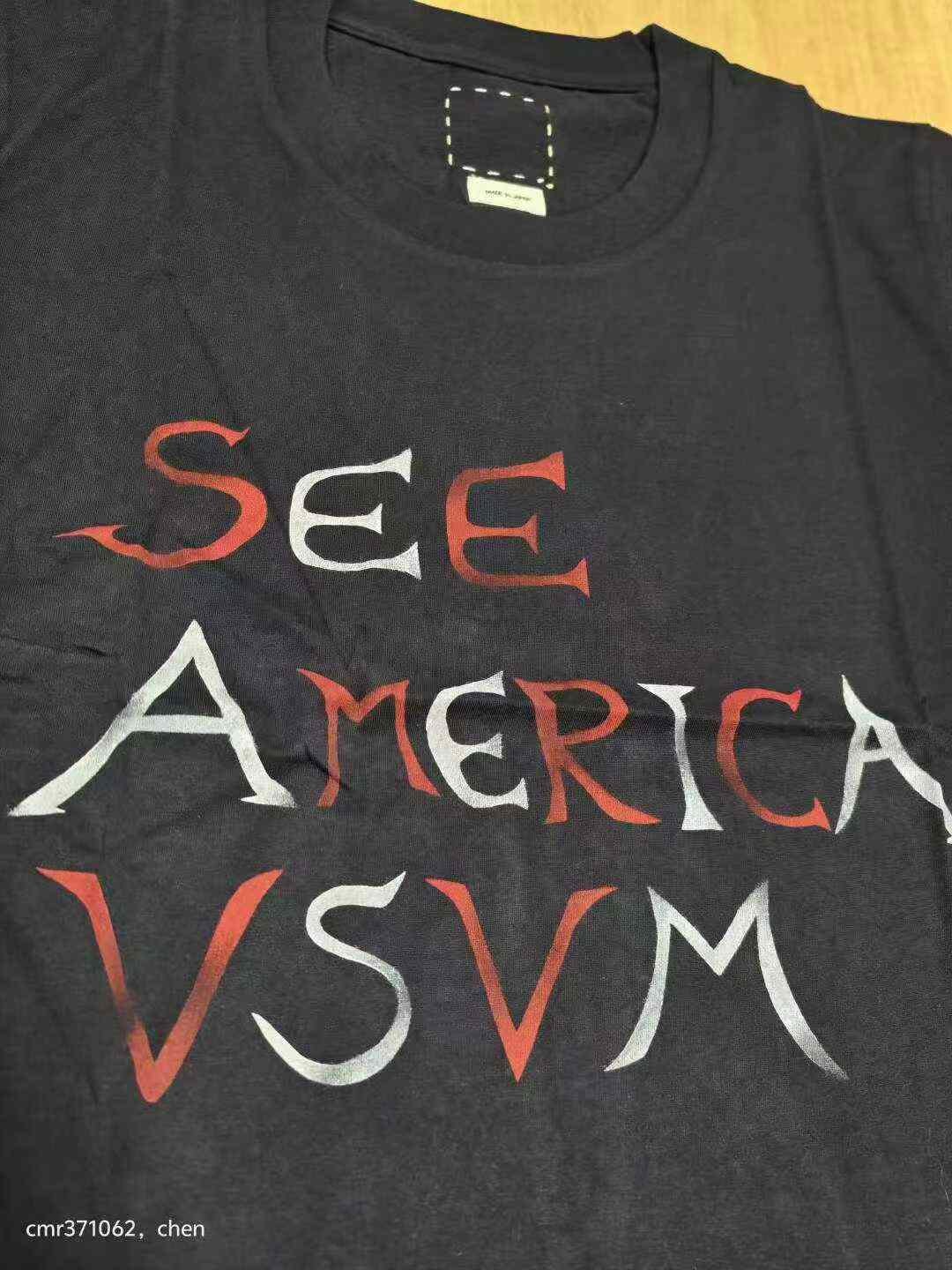 visvim 18AW Spot Stencil A-Line S/S Tee — front