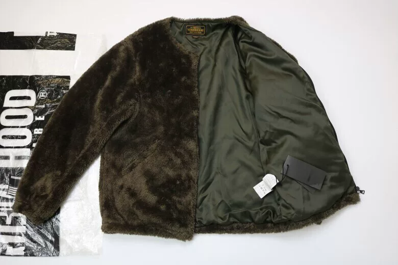 NEIGHBORHOOD POLAR NC/E-JKT Fleece Jacket — label