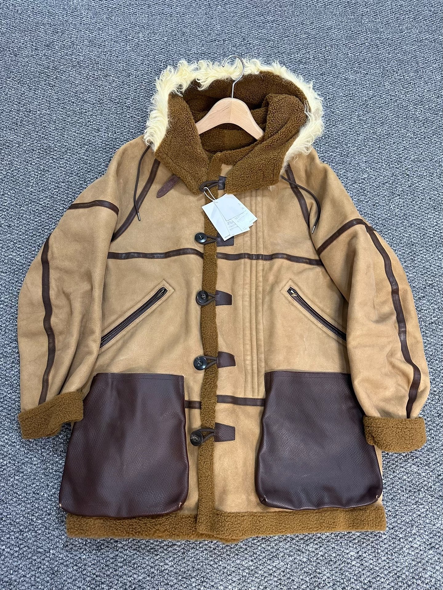 visvim Vegetable-Tanned Sheepskin Fur Hudson Coat