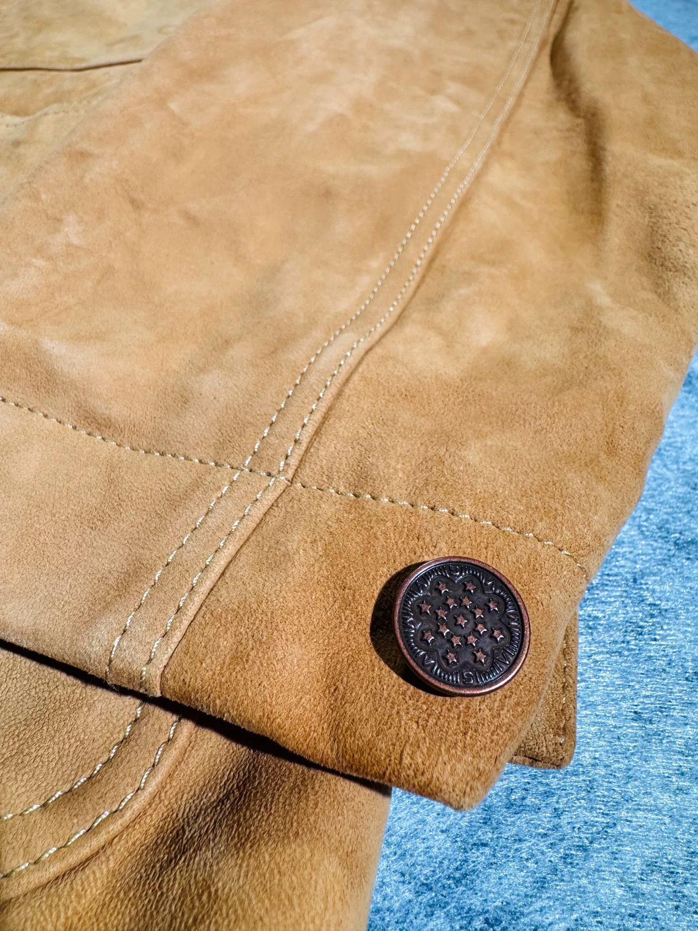 visvim baker coverall leather jacket — back