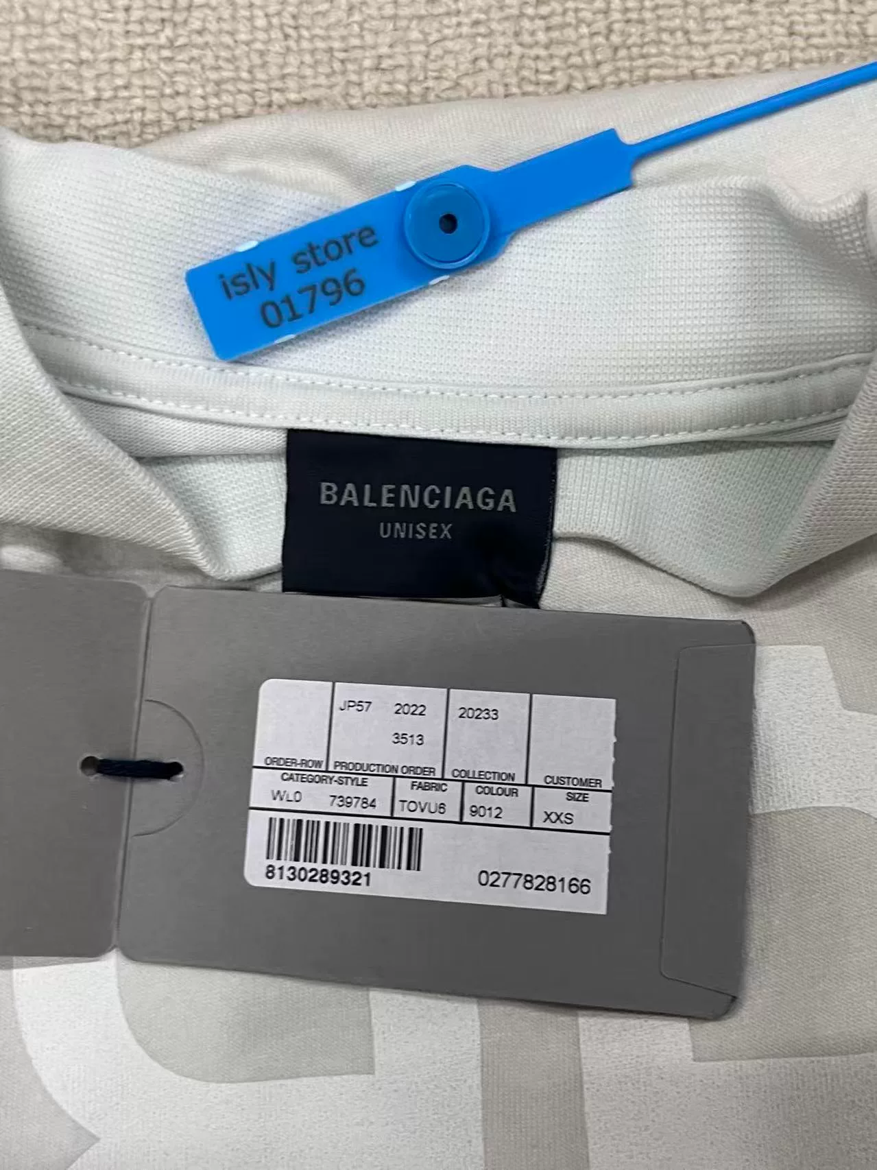 Balenciaga BB Logo Crewneck Short-Sleeve T-Shirt — back