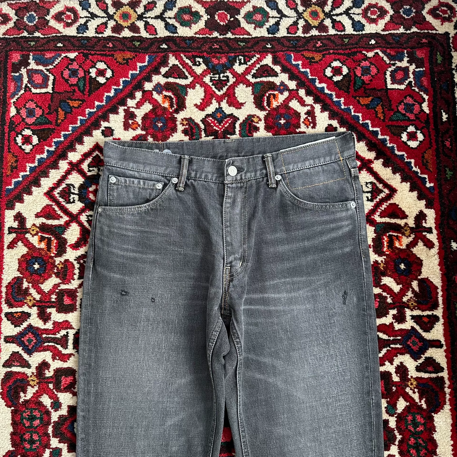 visvim 17AW 03D10 Black Jeans — detail