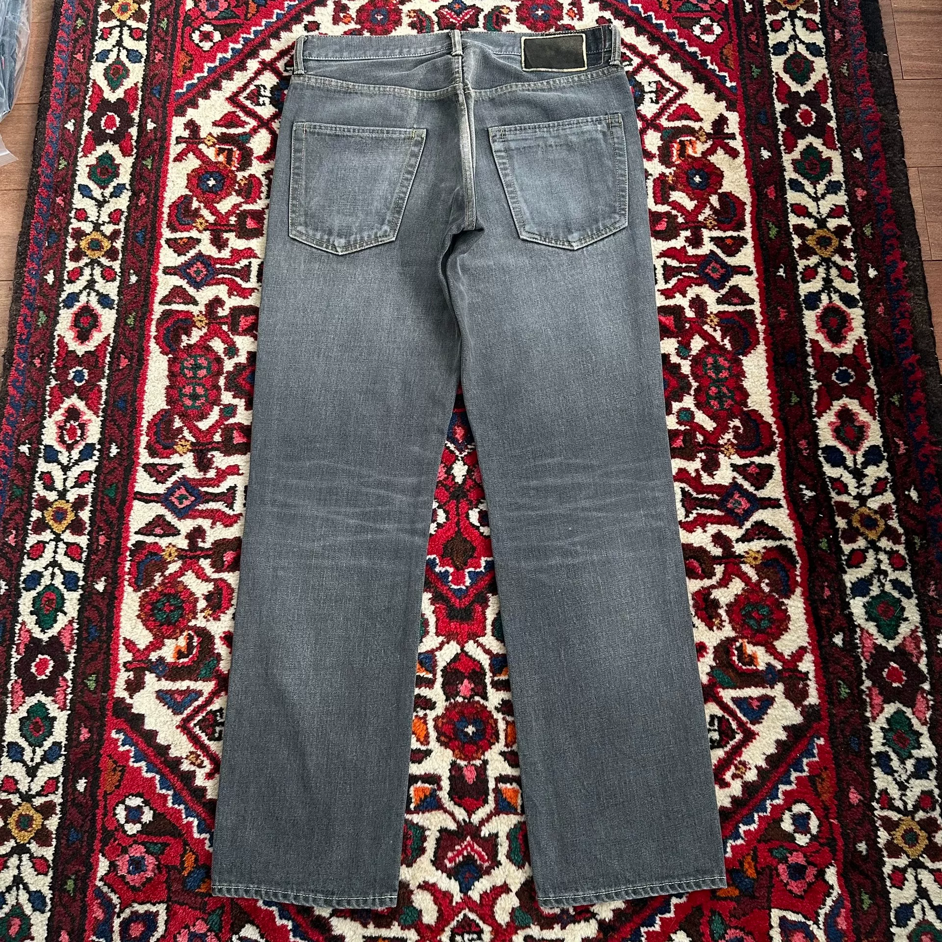 visvim 17AW 03D10 Black Jeans — front