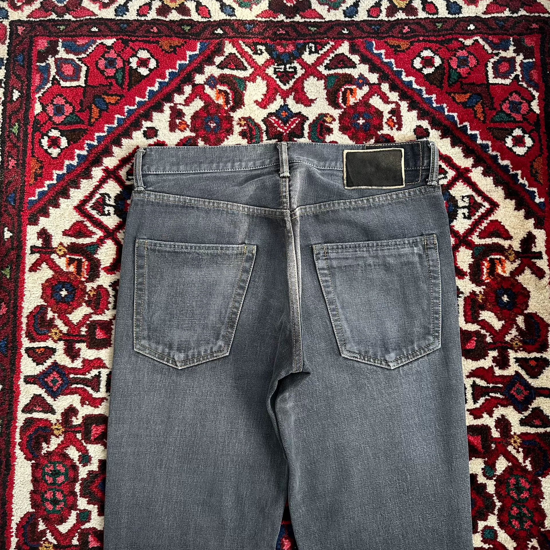 visvim 17AW 03D10 Black Jeans — back