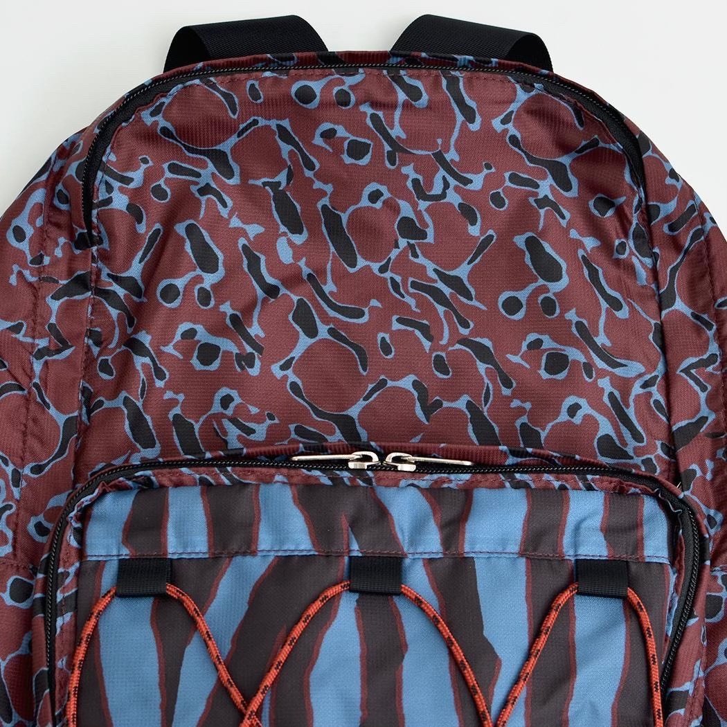 MARNI × PORTER Leopard Stripe Backpack — front