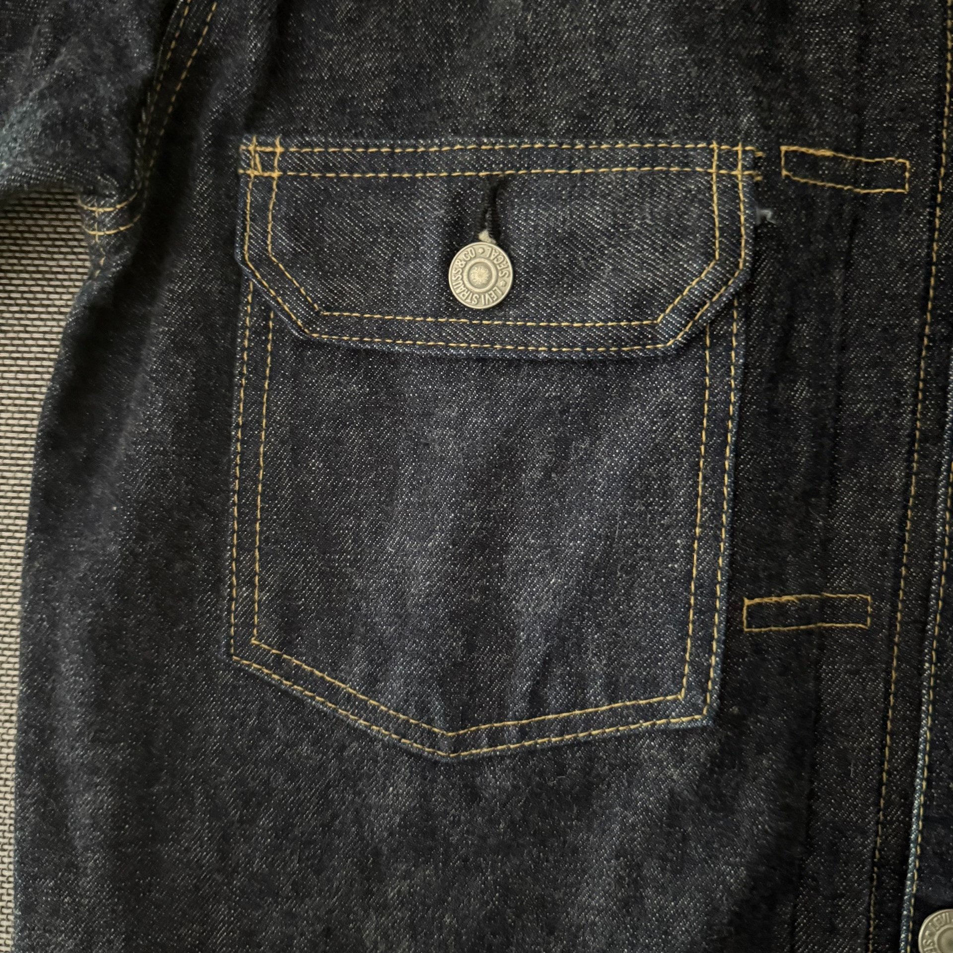 Levi's LVC507 J09 Denim Jacket — label