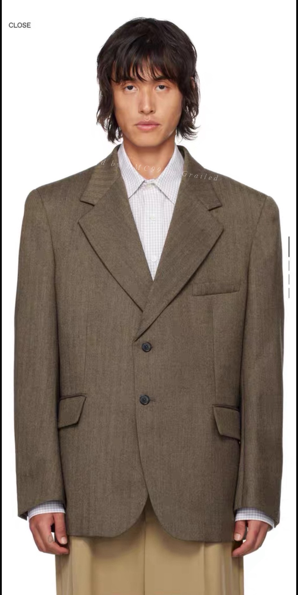 Hed Mayner 24FW Wool Blazer