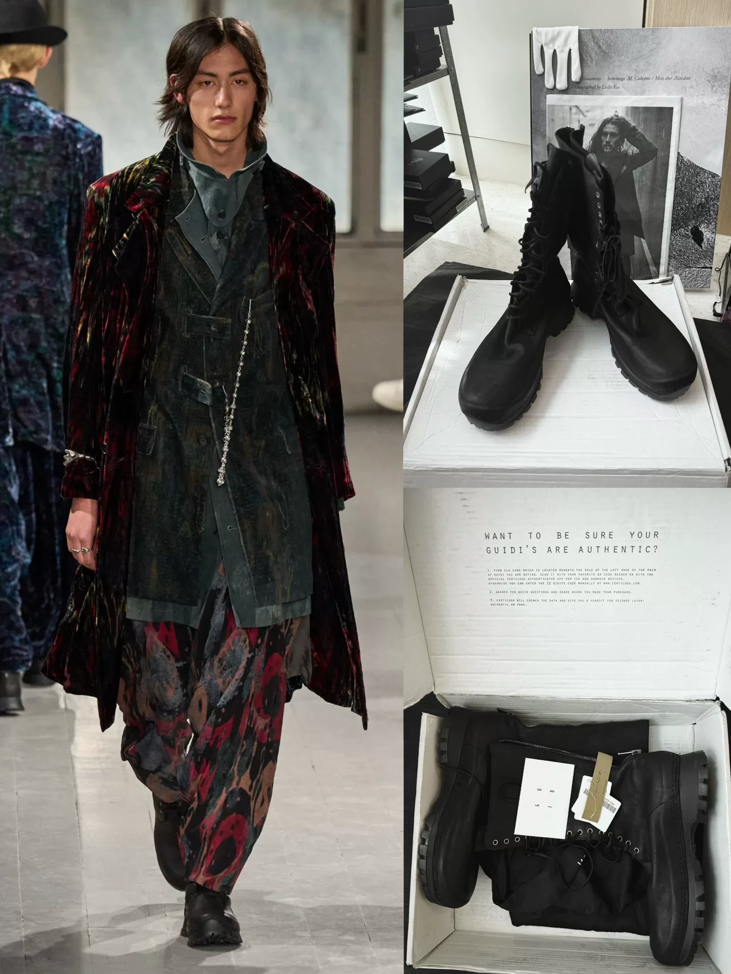 Yohji Yamamoto x Guidi Combat Boots