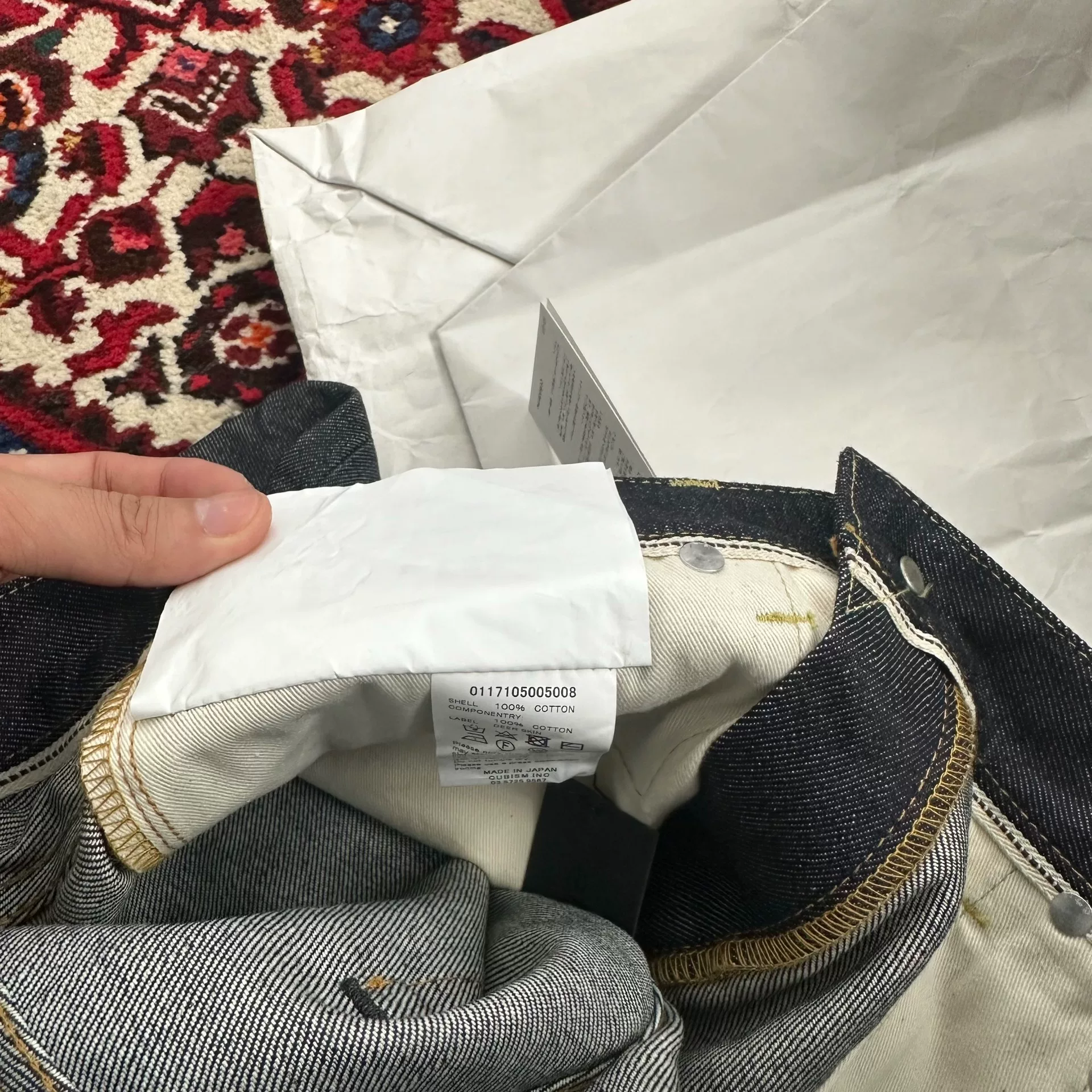 visvim 17ss 03nw Jeans — detail