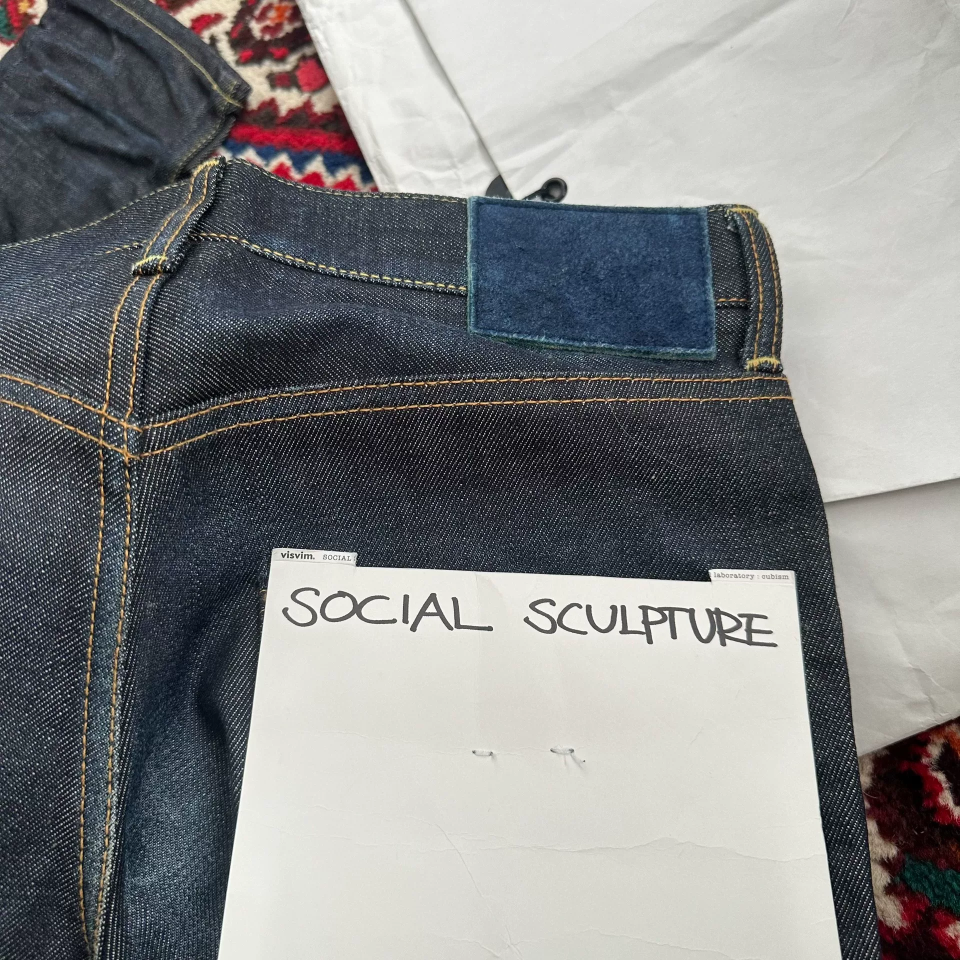 visvim 17ss 03nw Jeans — label