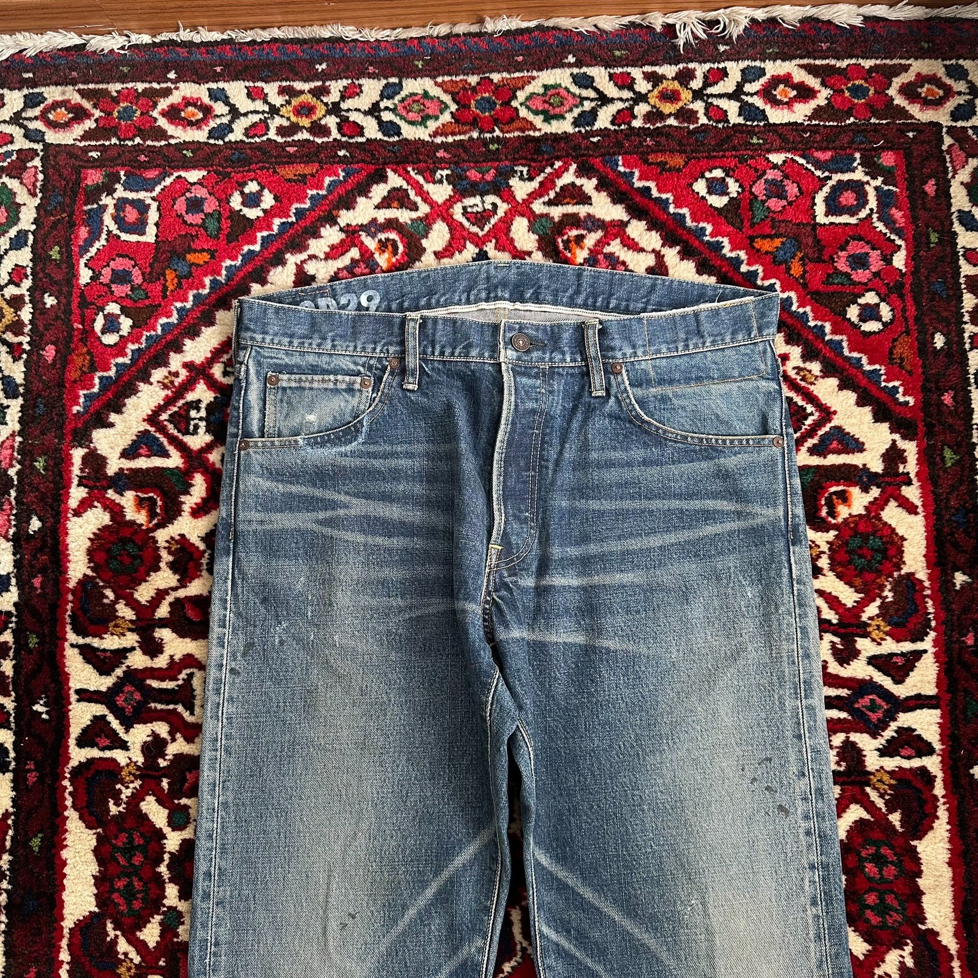 visvim 21AW 01.2D29 Washed Jeans — detail
