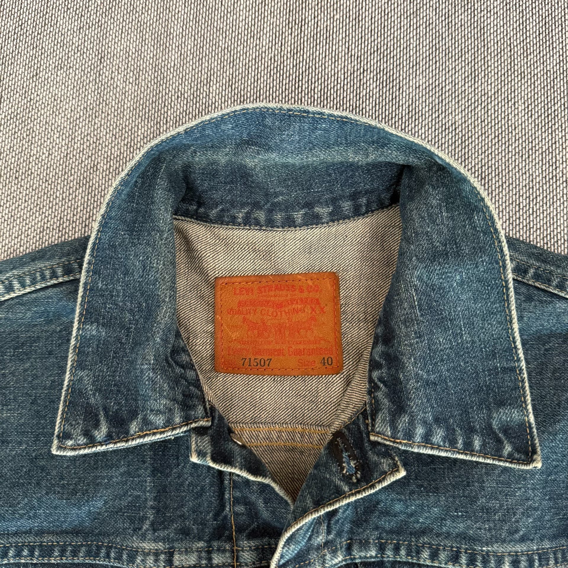 Levi's LVC 507XX J02 Denim Jacket — detail