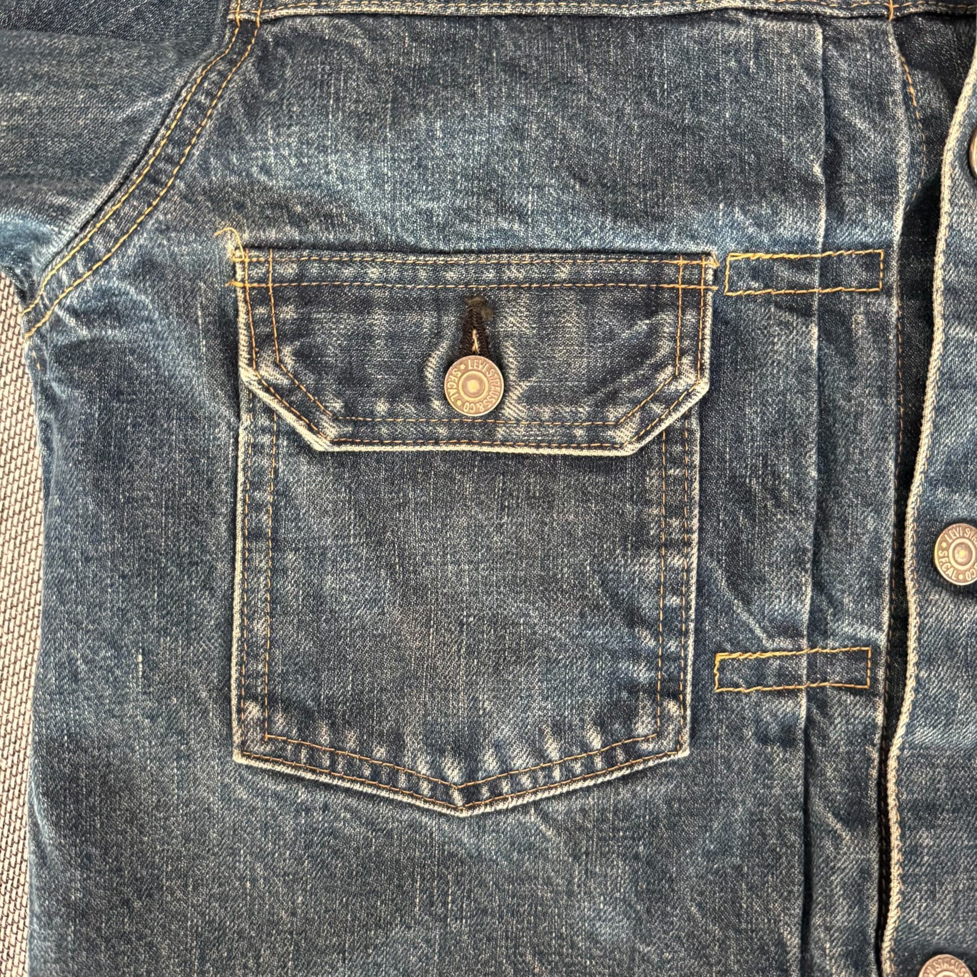 Levi's LVC 507XX J02 Denim Jacket — label