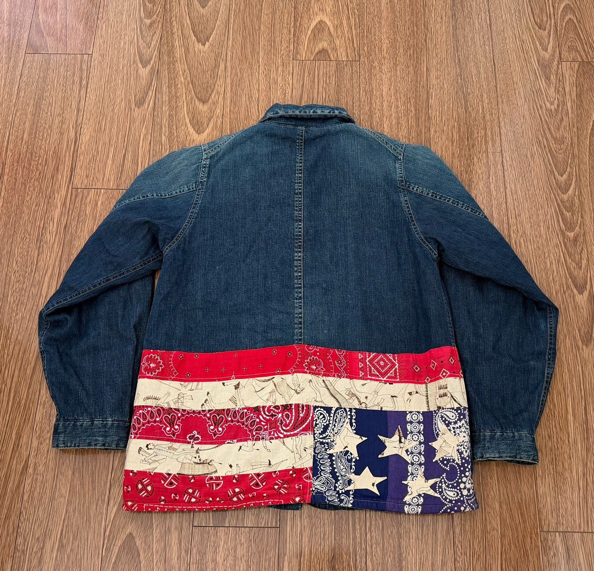 Visvim ICT Gang Coverall Denim Jacket — front