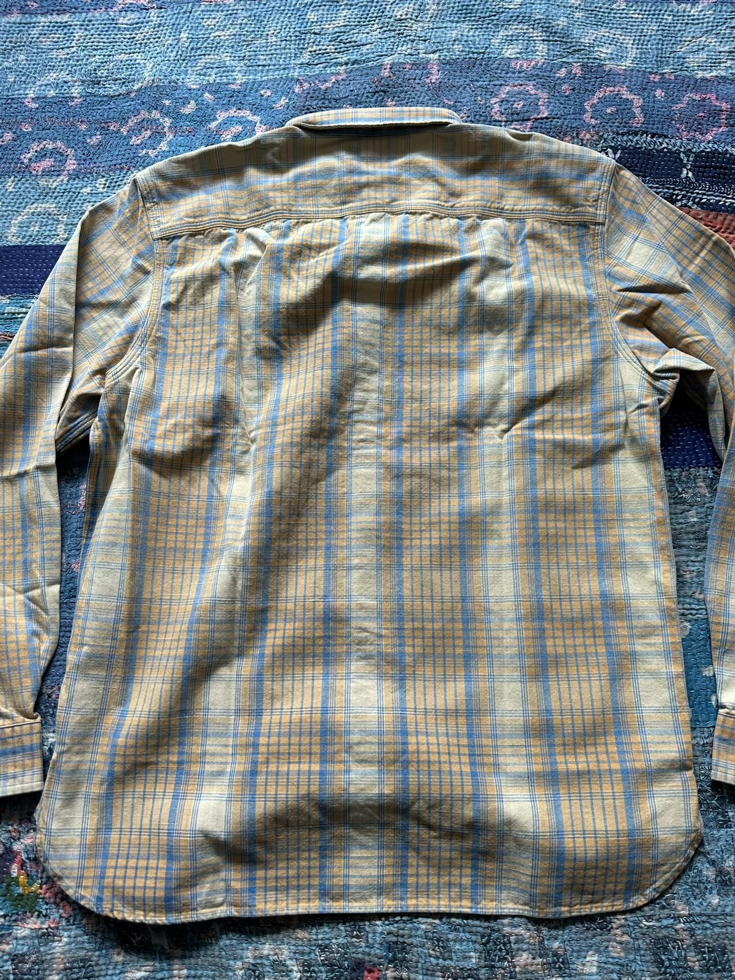 RRL Striped Long-Sleeve Work Shirt — front