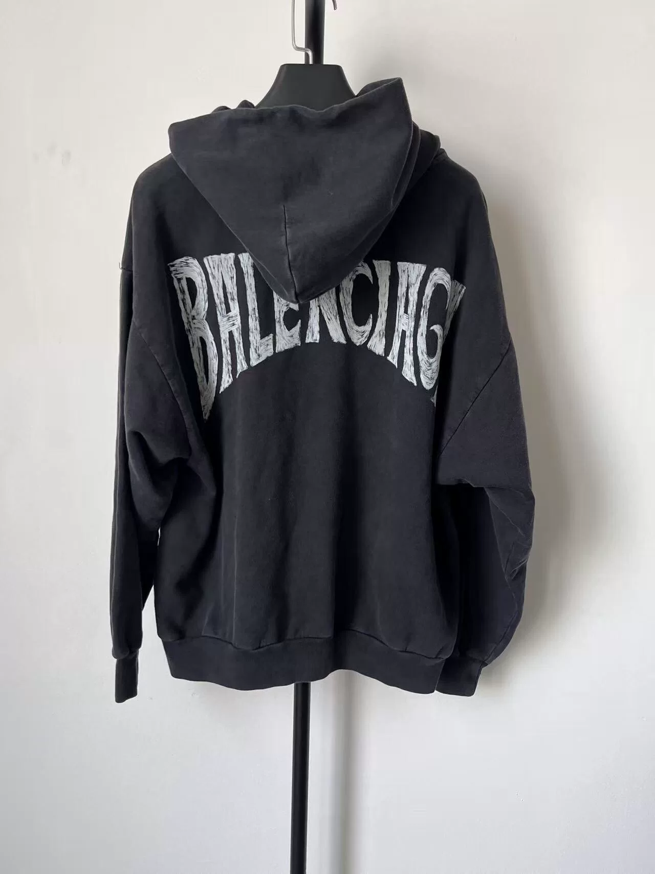 Balenciaga Letter Print Hoodie
