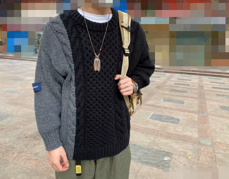 Descendant Aran Wool Knit 19FW — detail