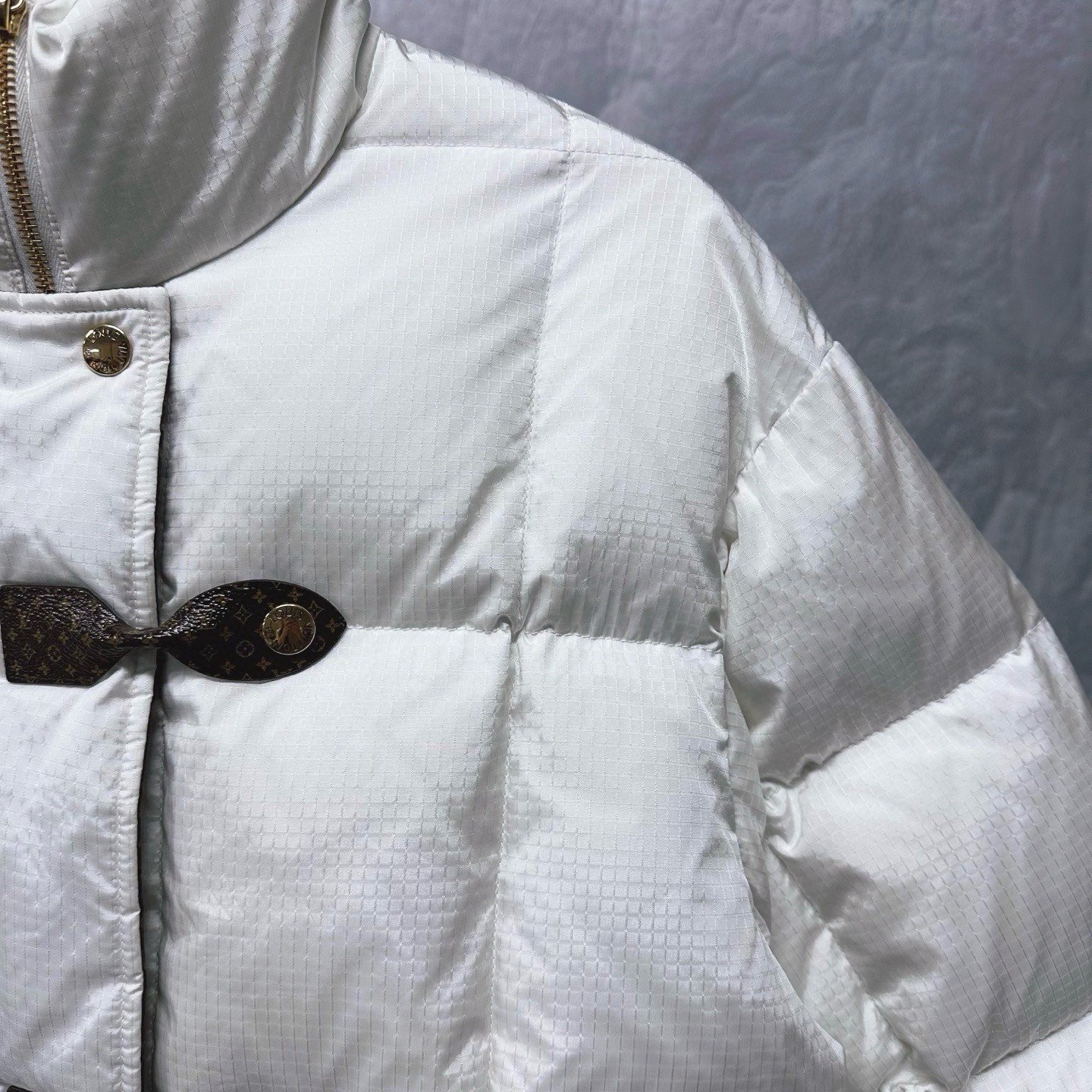 Louis Vuitton SS24 White Down Jacket — back
