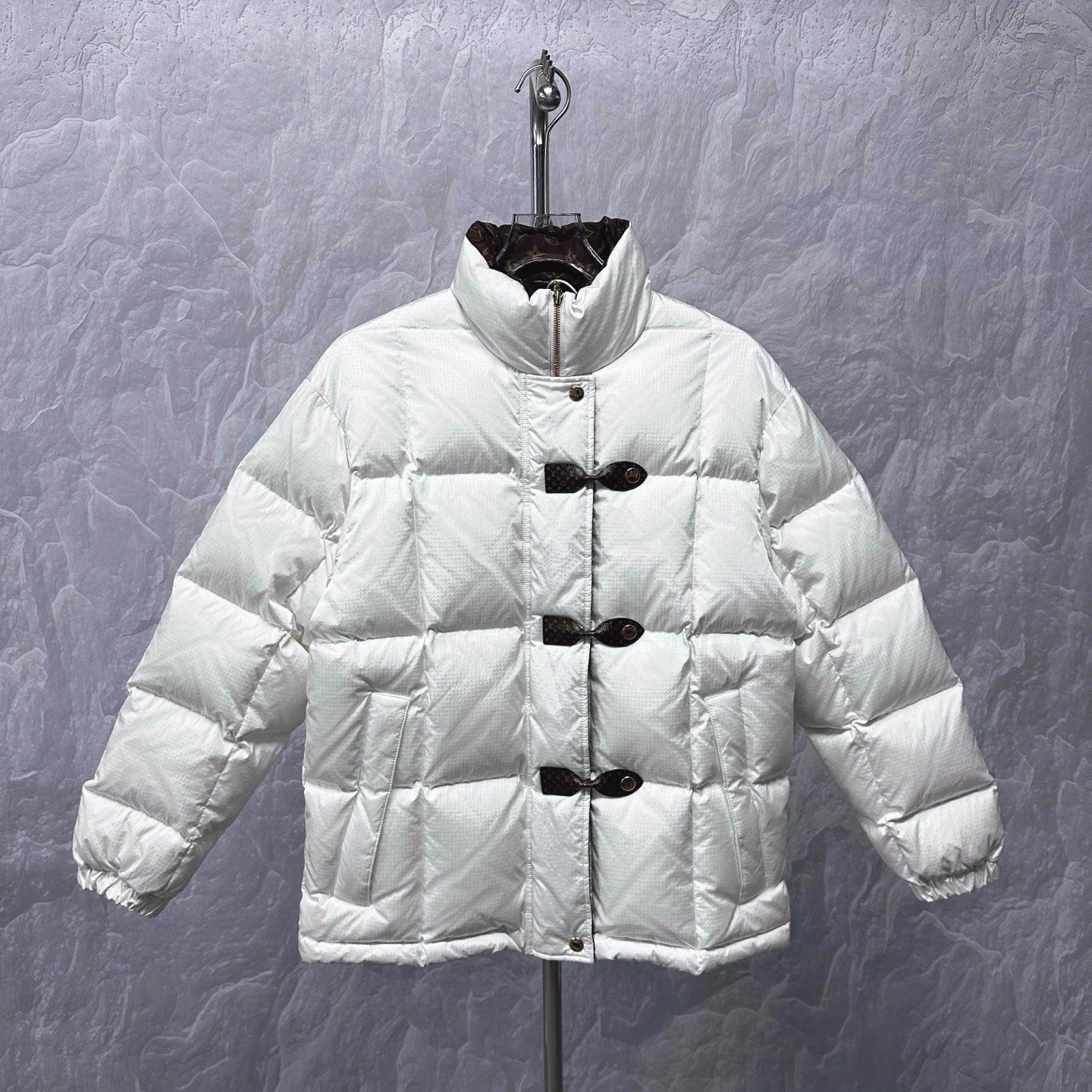 Louis Vuitton SS24 White Down Jacket — front