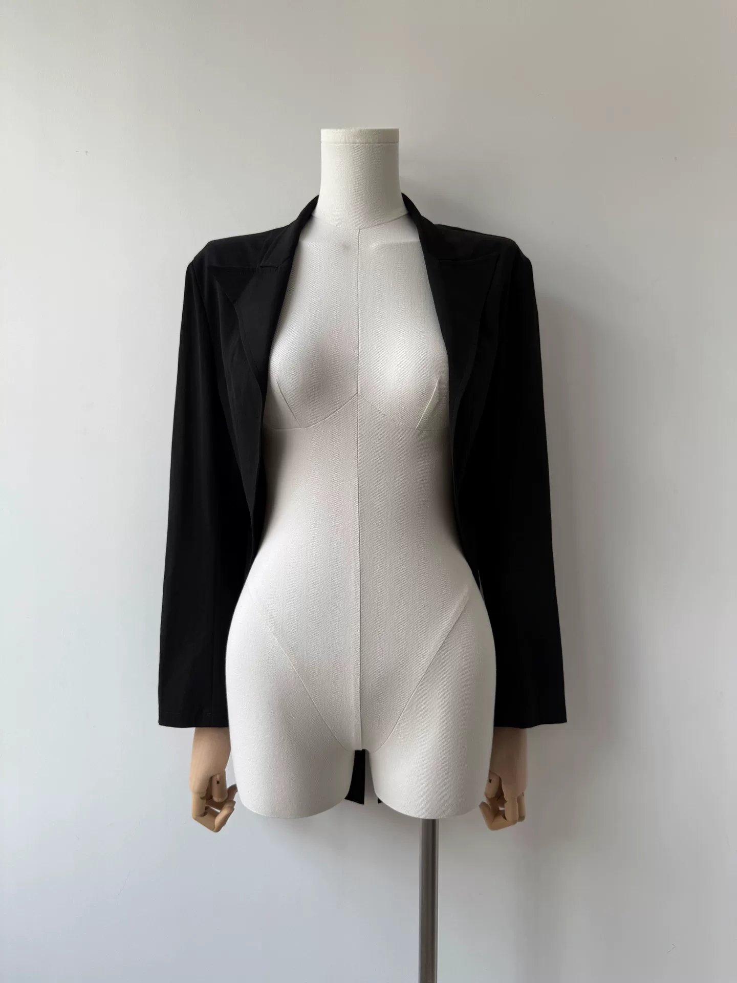 Yohji Yamamoto Y's Runway Smoking Shirt Coat — front