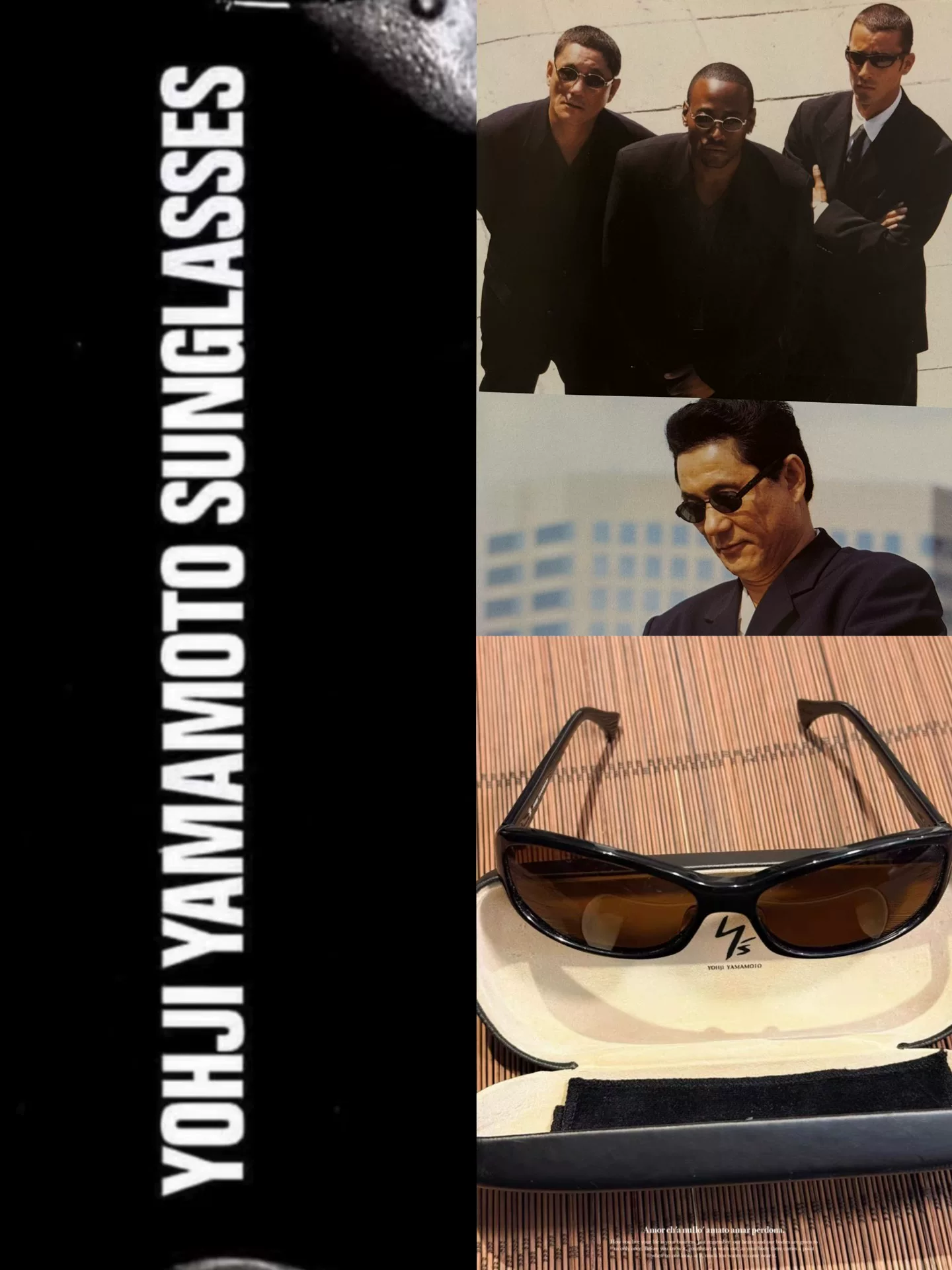 Yohji Yamamoto 90s Acetate Sunglasses