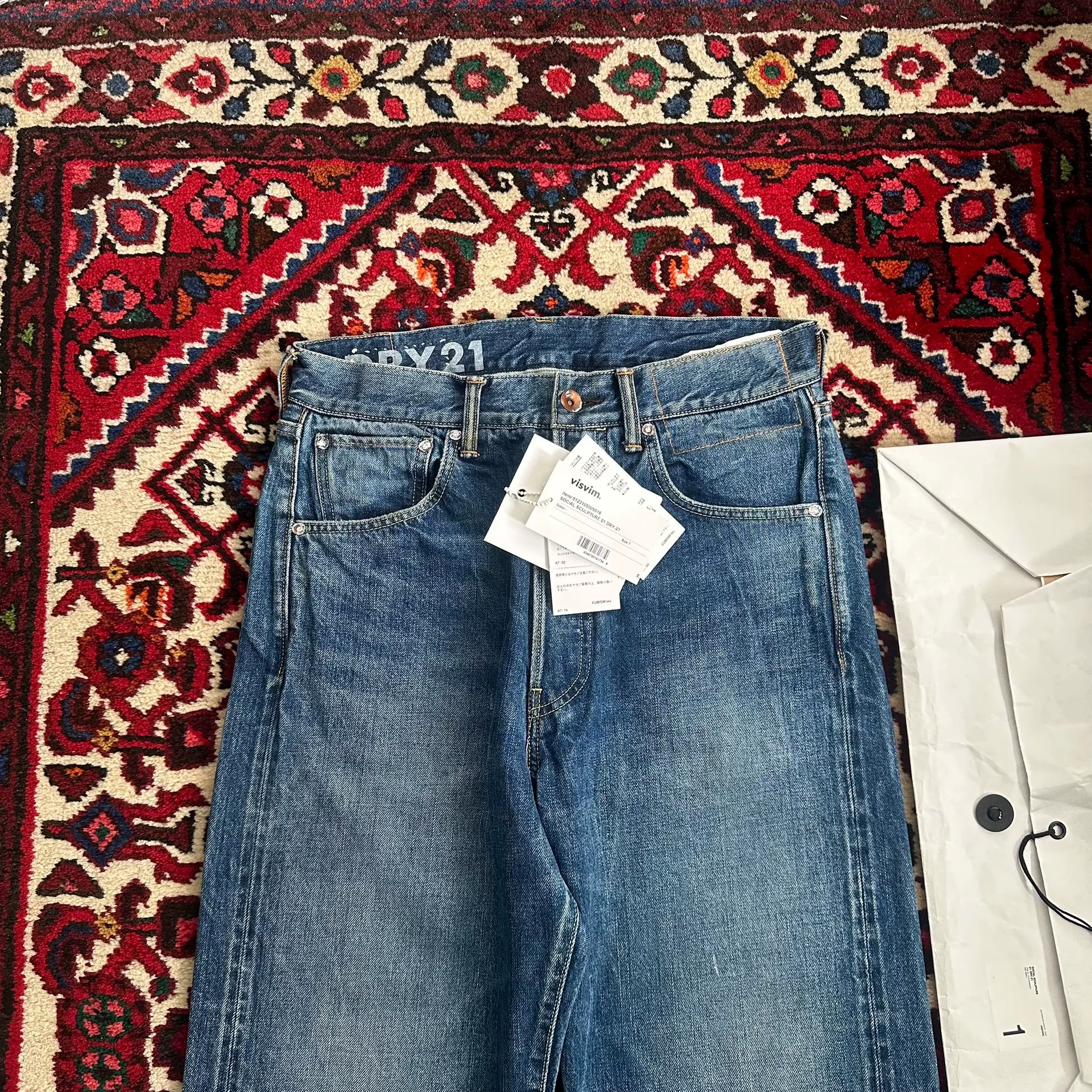 VISVIM 23ss 01 DRY-21 Jeans — label