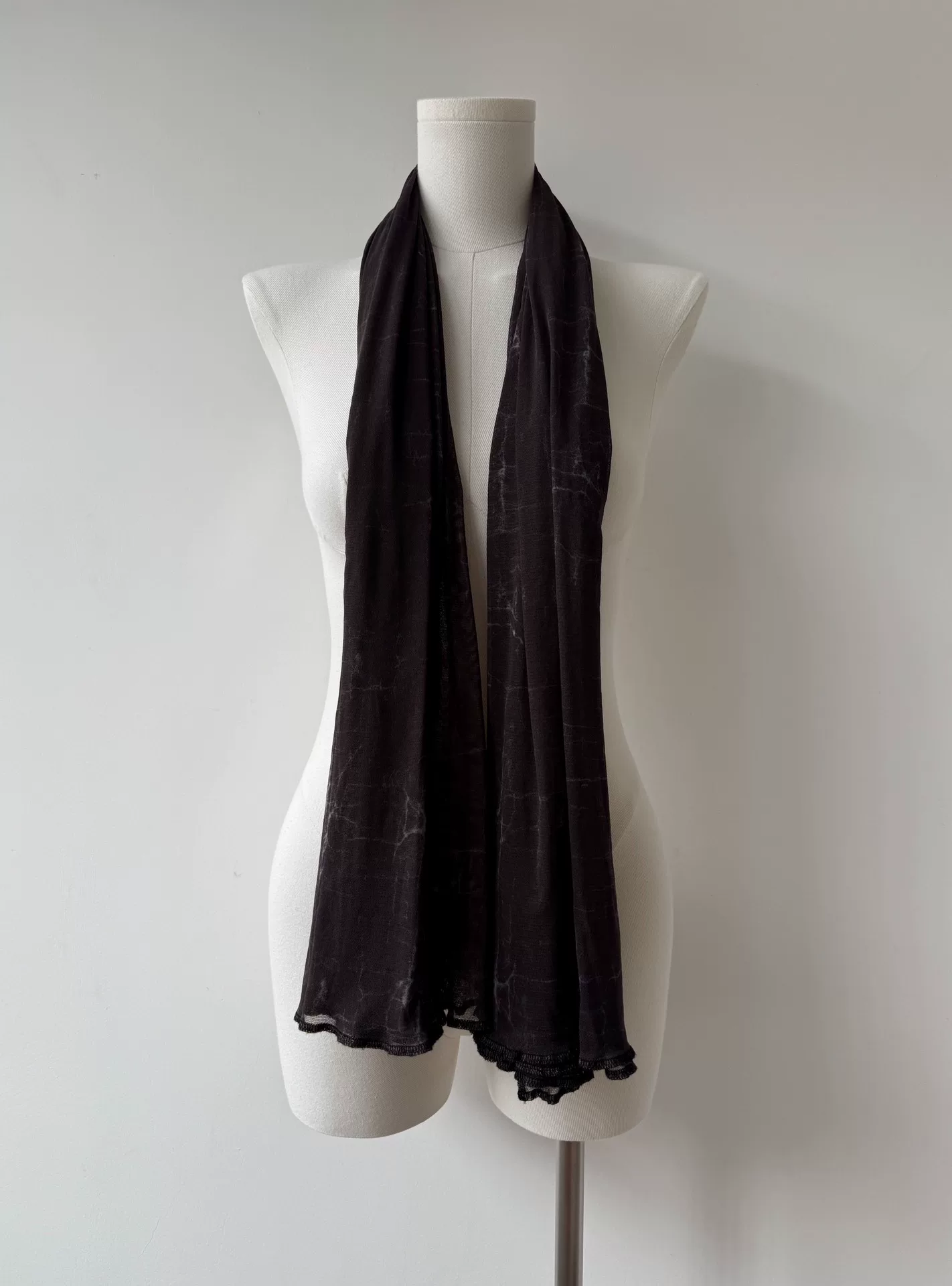 Jean Paul Gaultier Runway Mesh Scarf — front