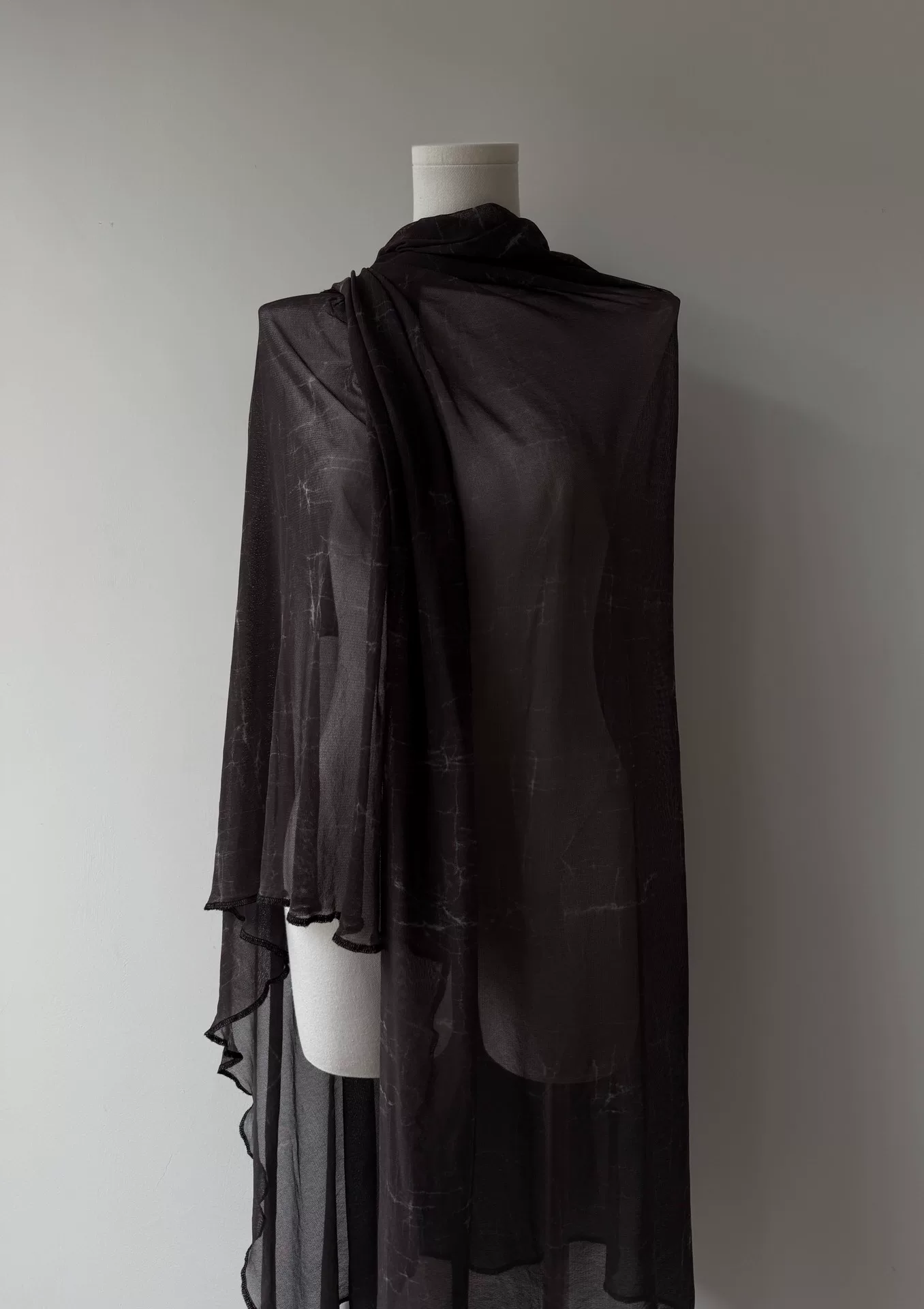 Jean Paul Gaultier Runway Mesh Scarf