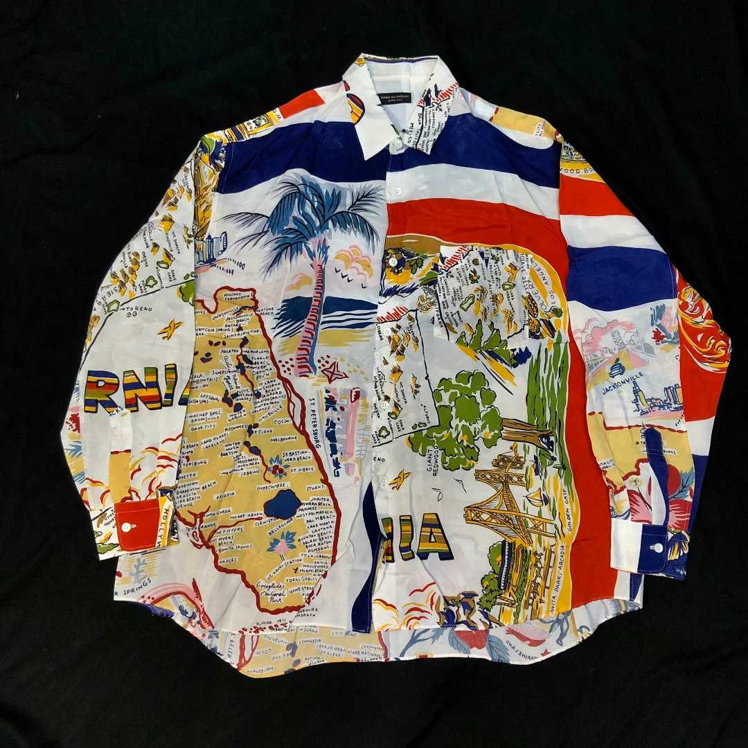 Comme des Garçons 91SS Silk Scarf Shirt